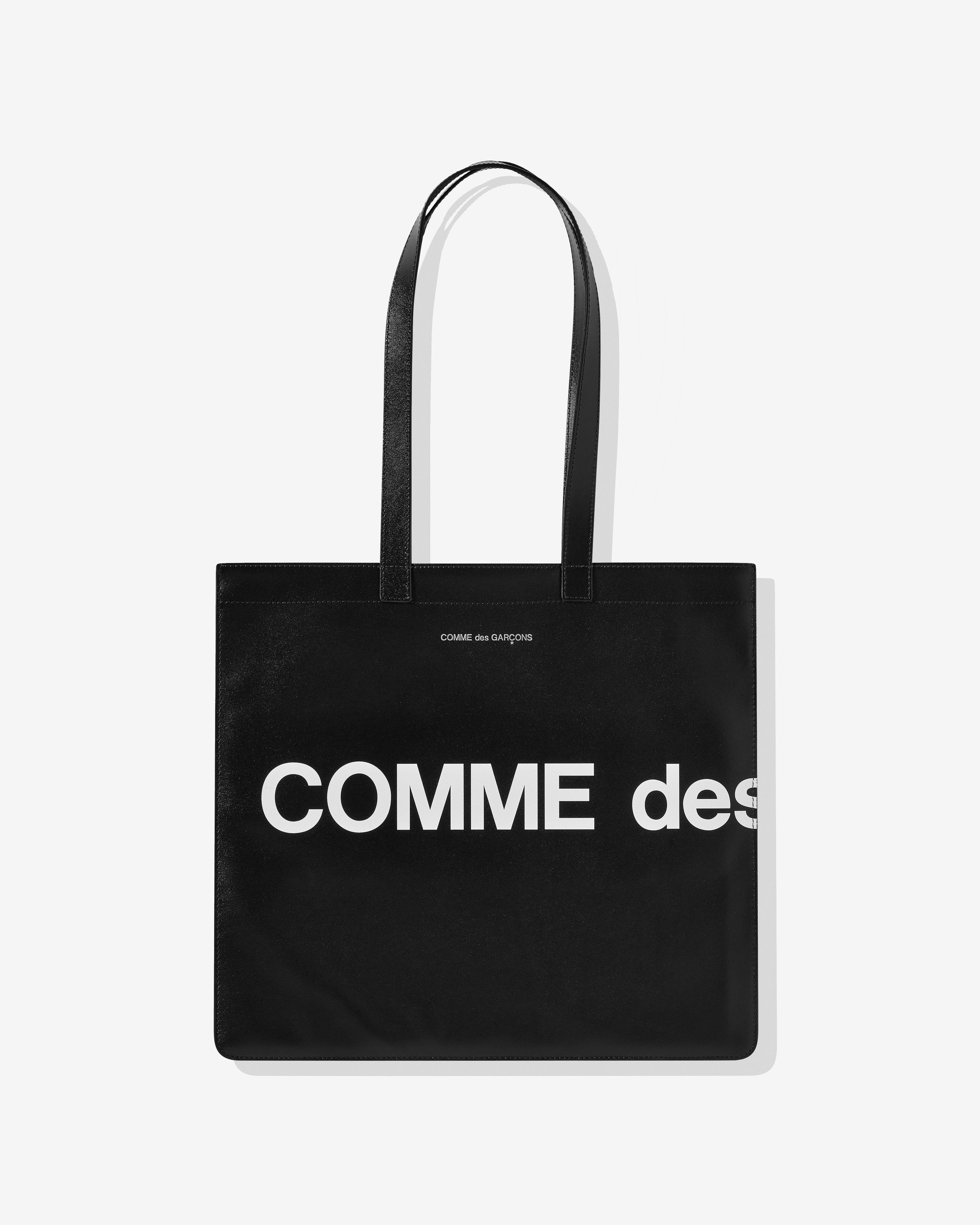 CDG Wallet - Huge Logo Tote Bag - (Black SA9001HL) by COMME DES GARCONS