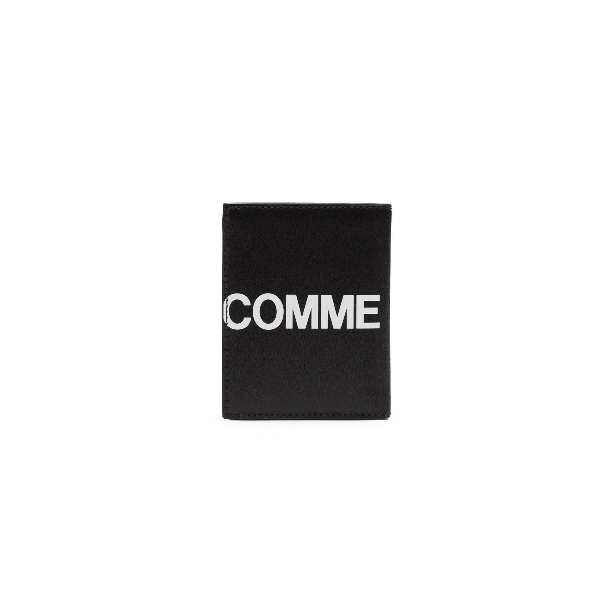 CDG Wallet - Huge Logo Wallet Bifold Wallet - (Black SA0641HL) by COMME DES GARCONS