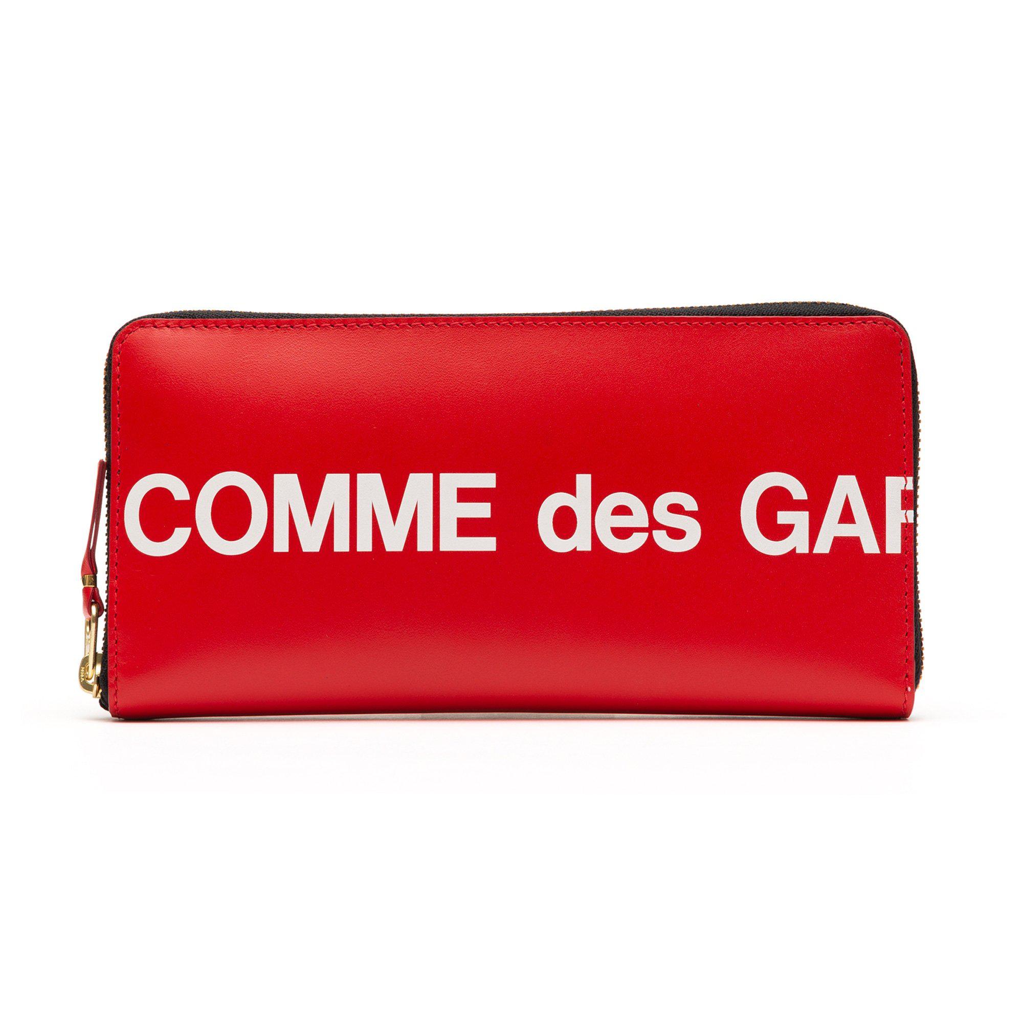 CDG Wallet - Huge Logo Wallet - (Red SA0110HL) by COMME DES GARCONS