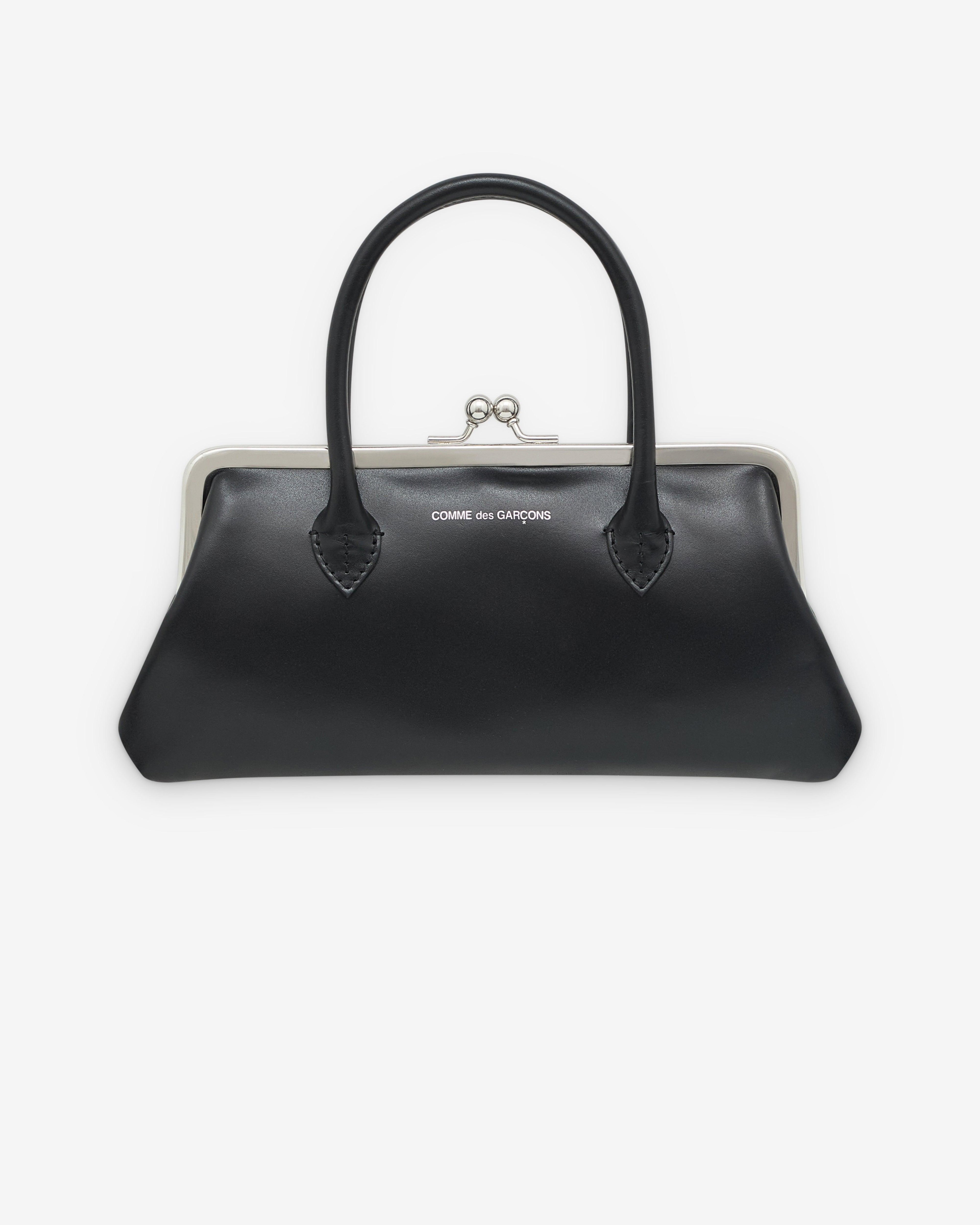 CDG Wallet - Large Wallet With Clasp Handles - (Black SA0303CH) by COMME DES GARCONS
