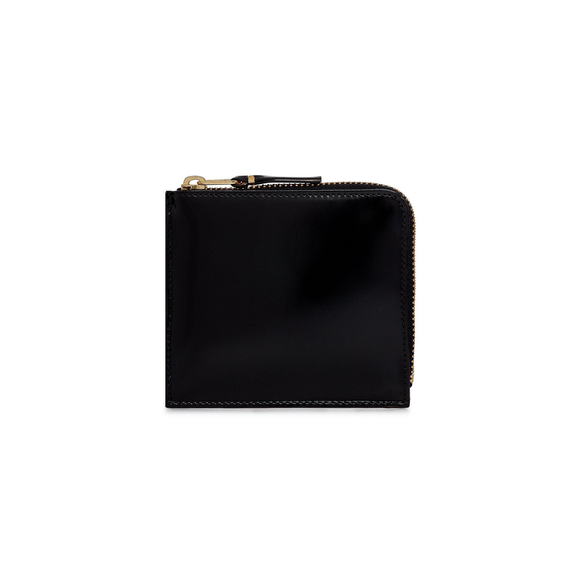 CDG Wallet Mirror Inside Black/Gold - (SA3100MI) by COMME DES GARCONS