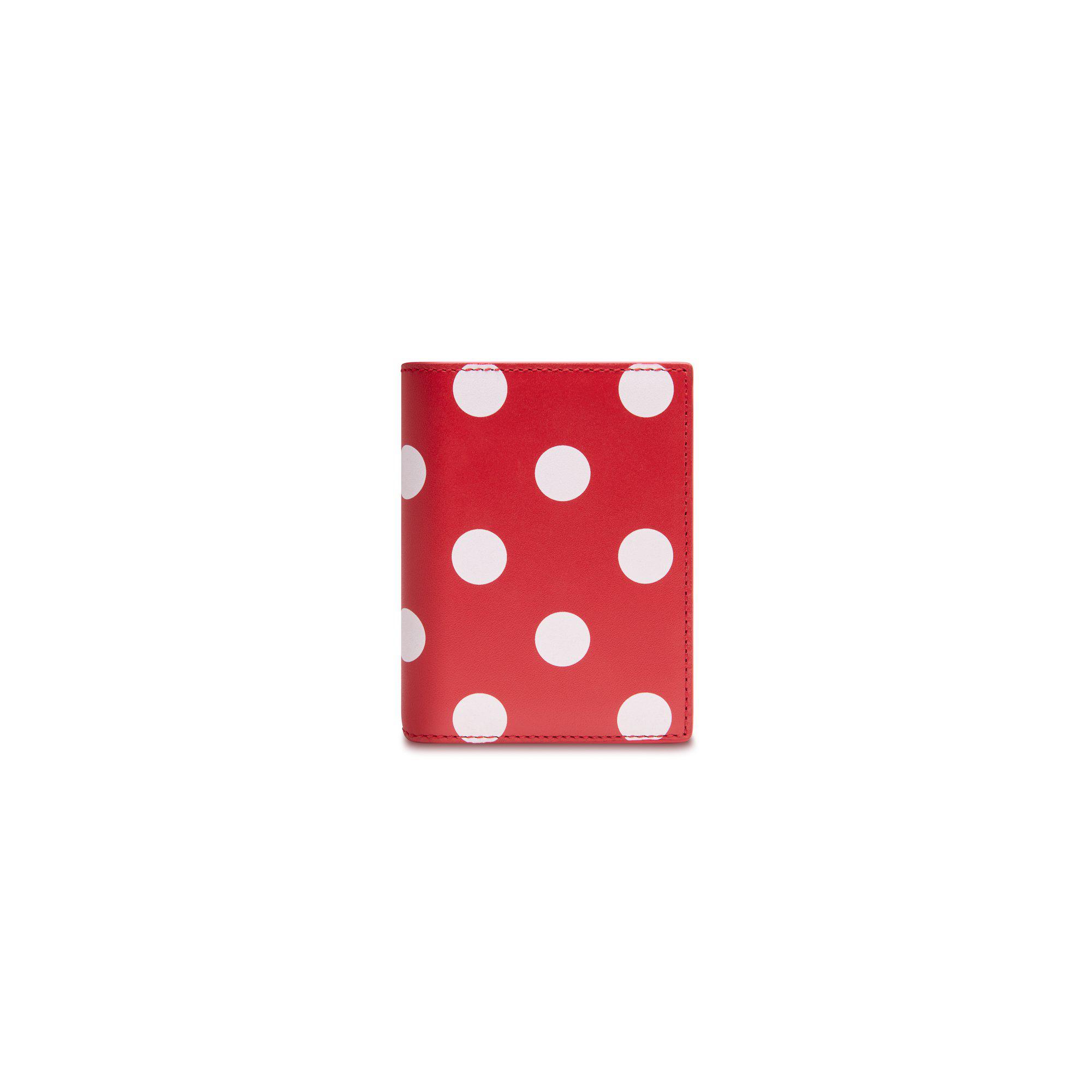 CDG Wallet - Polka Dot Red Bifold Wallet - (SA0641PD) by COMME DES GARCONS