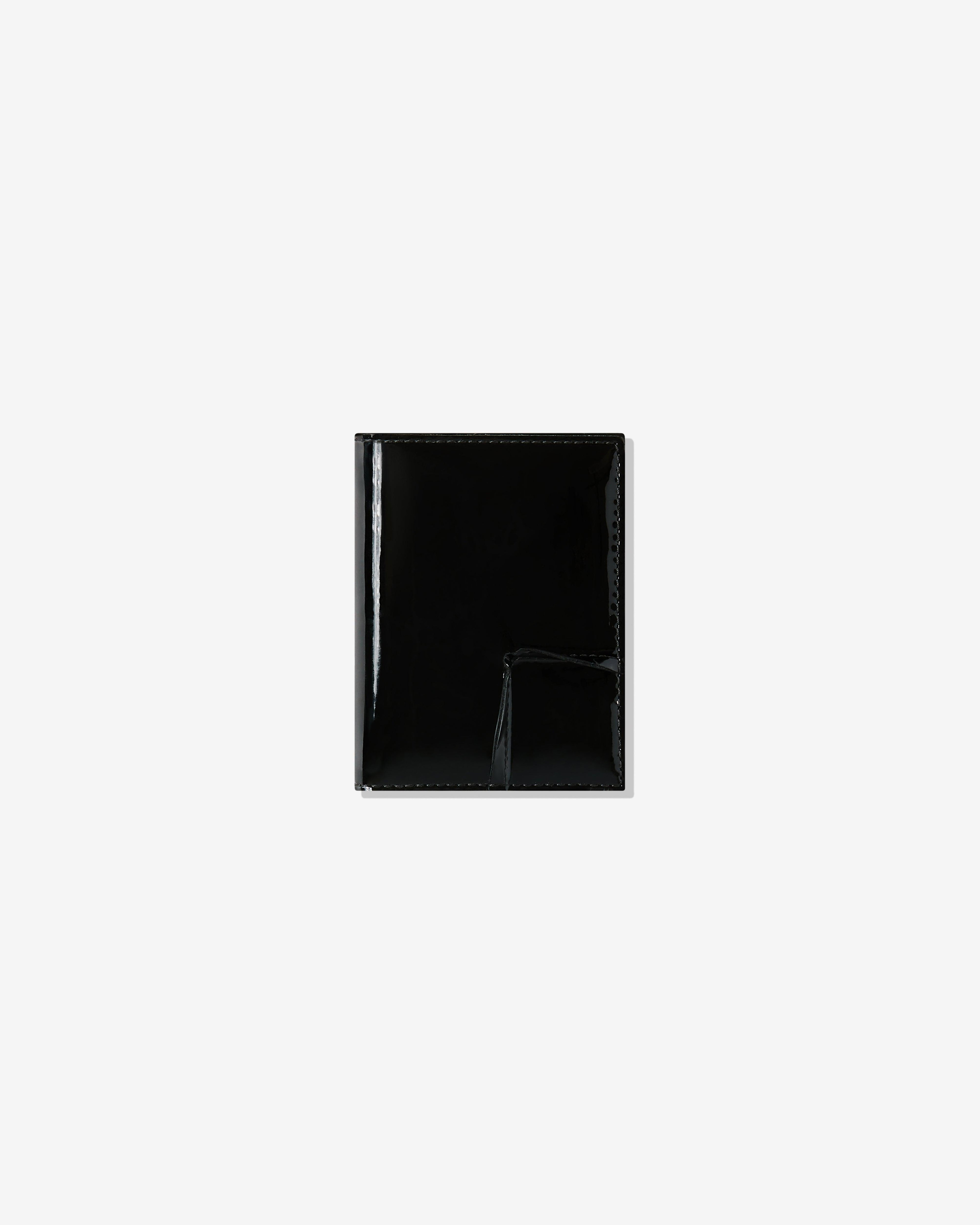 CDG Wallet - Reversed Hem Bifold Wallet - (Black) SA0641RH by COMME DES GARCONS