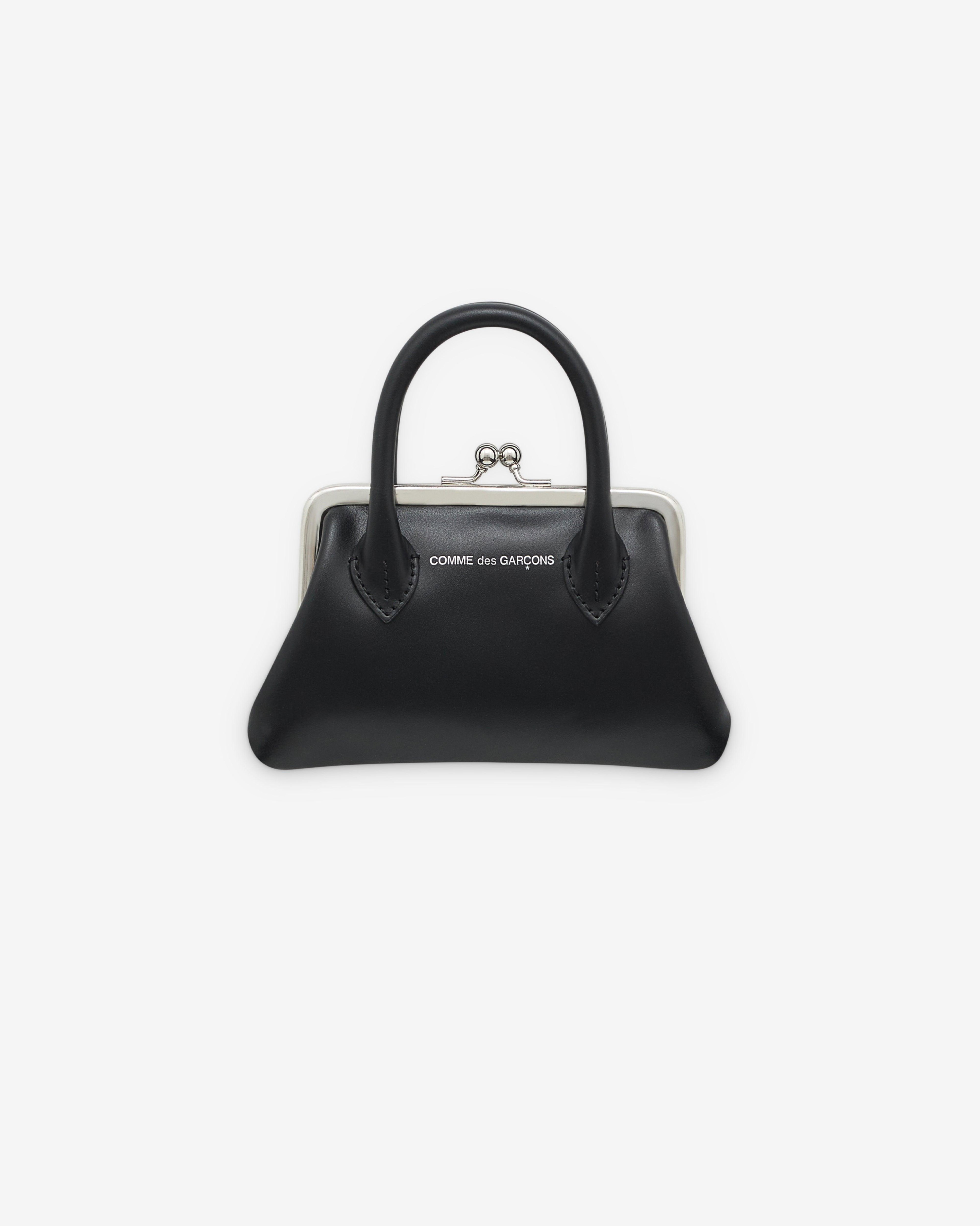 CDG Wallet - Small Wallet With Clasp Handles - (Black SA0301CH) by COMME DES GARCONS