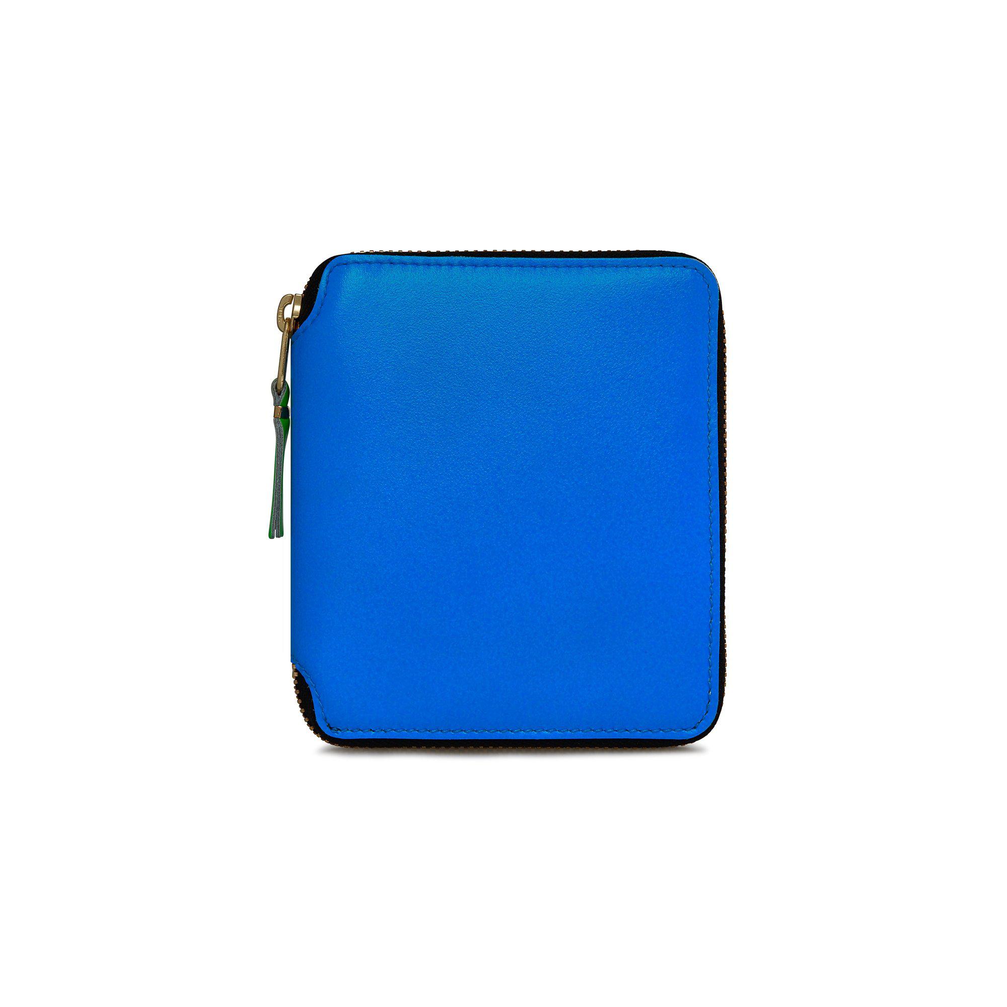 CDG Wallet - Super Fluo - (Blue SA2100SF) by COMME DES GARCONS