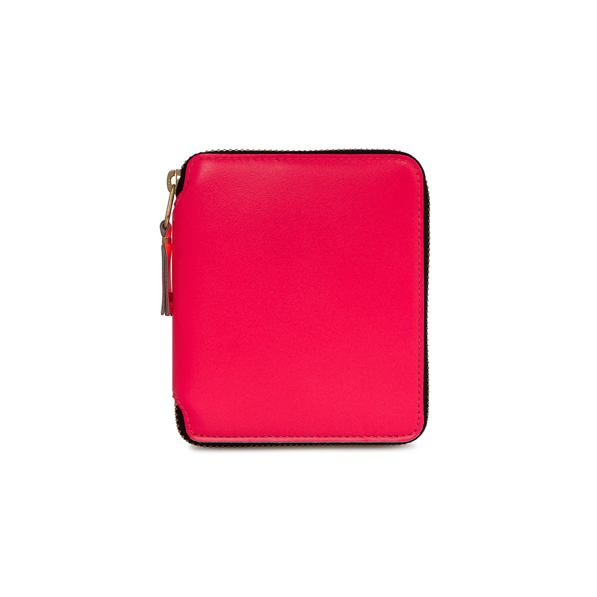 CDG Wallet - Super Fluo - (Pink SA2100SF) by COMME DES GARCONS