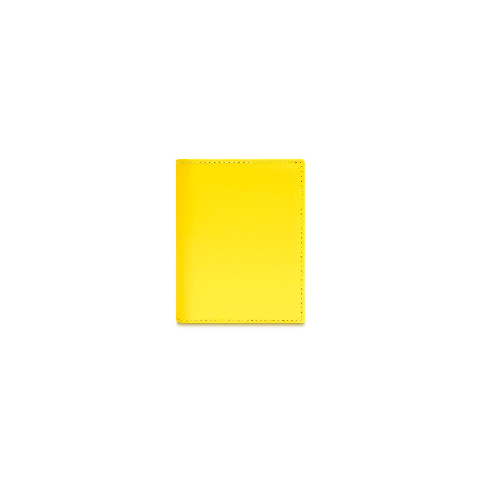 CDG Wallet - Super Fluo Yellow/Orange Bifold Wallet - (SA0641SF) by COMME DES GARCONS