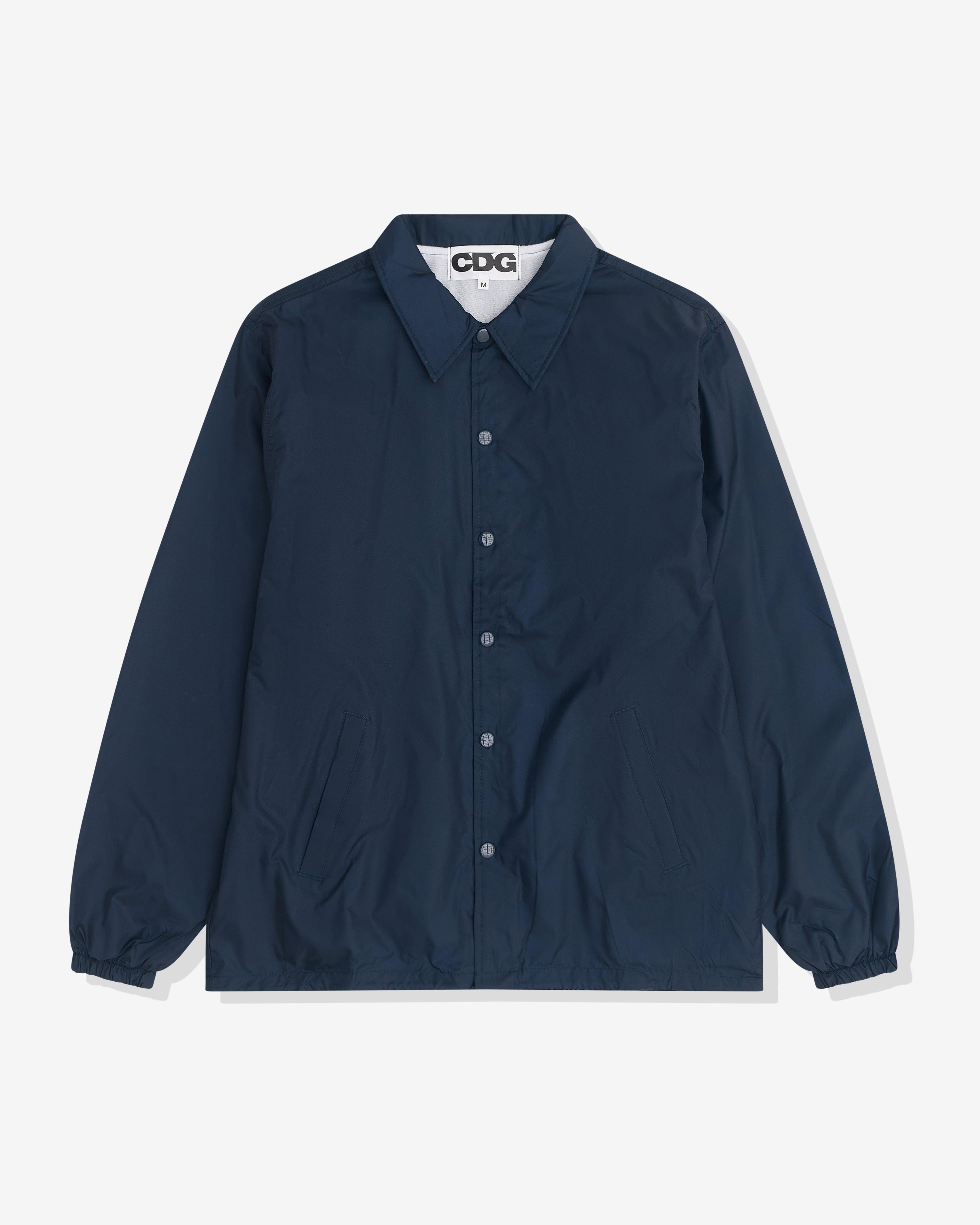 CDG - Windbreaker - (Navy) by COMME DES GARCONS