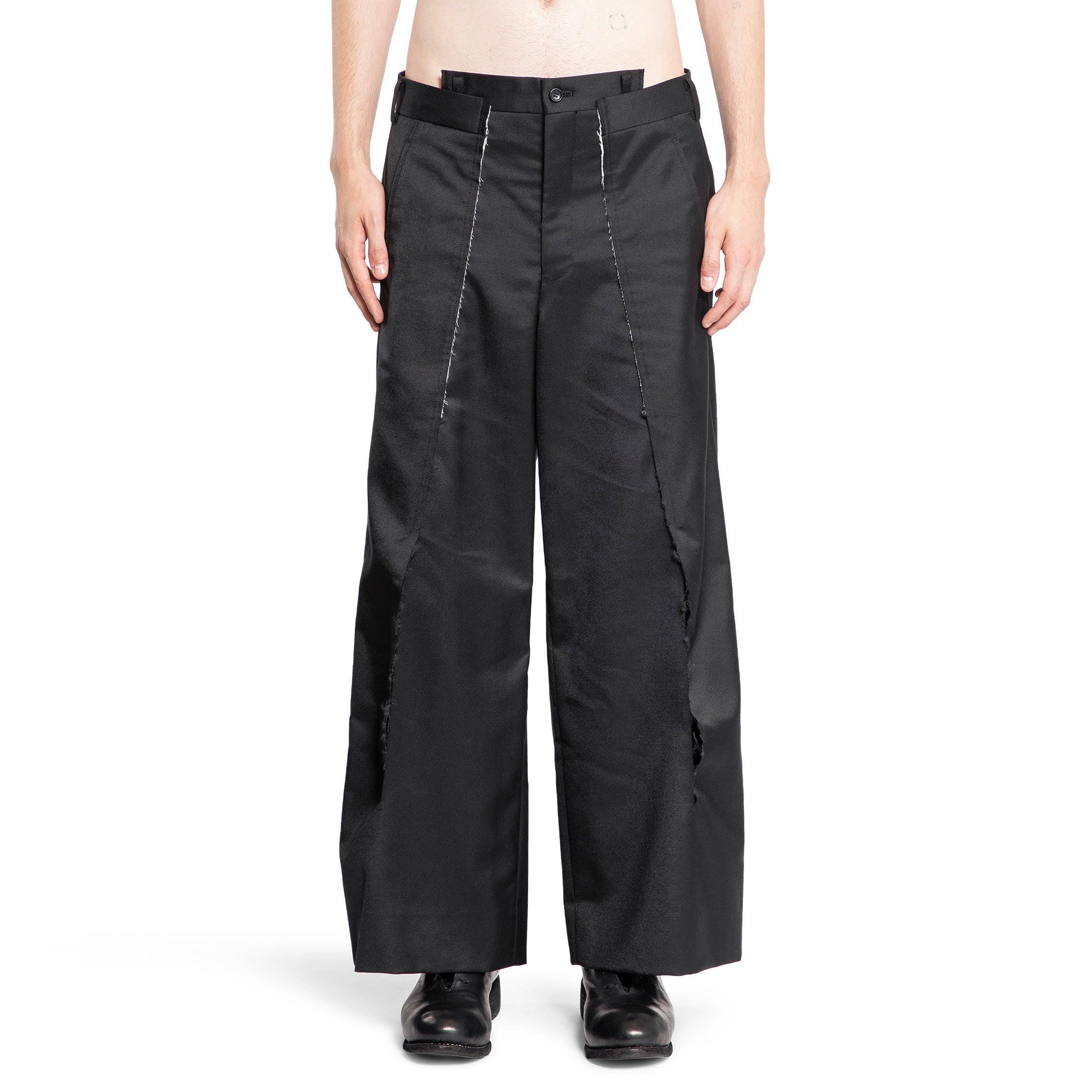 COMME DES GARCONS HOMME PLUSAN BLACK TROUSERS by COMME DES GARCONS