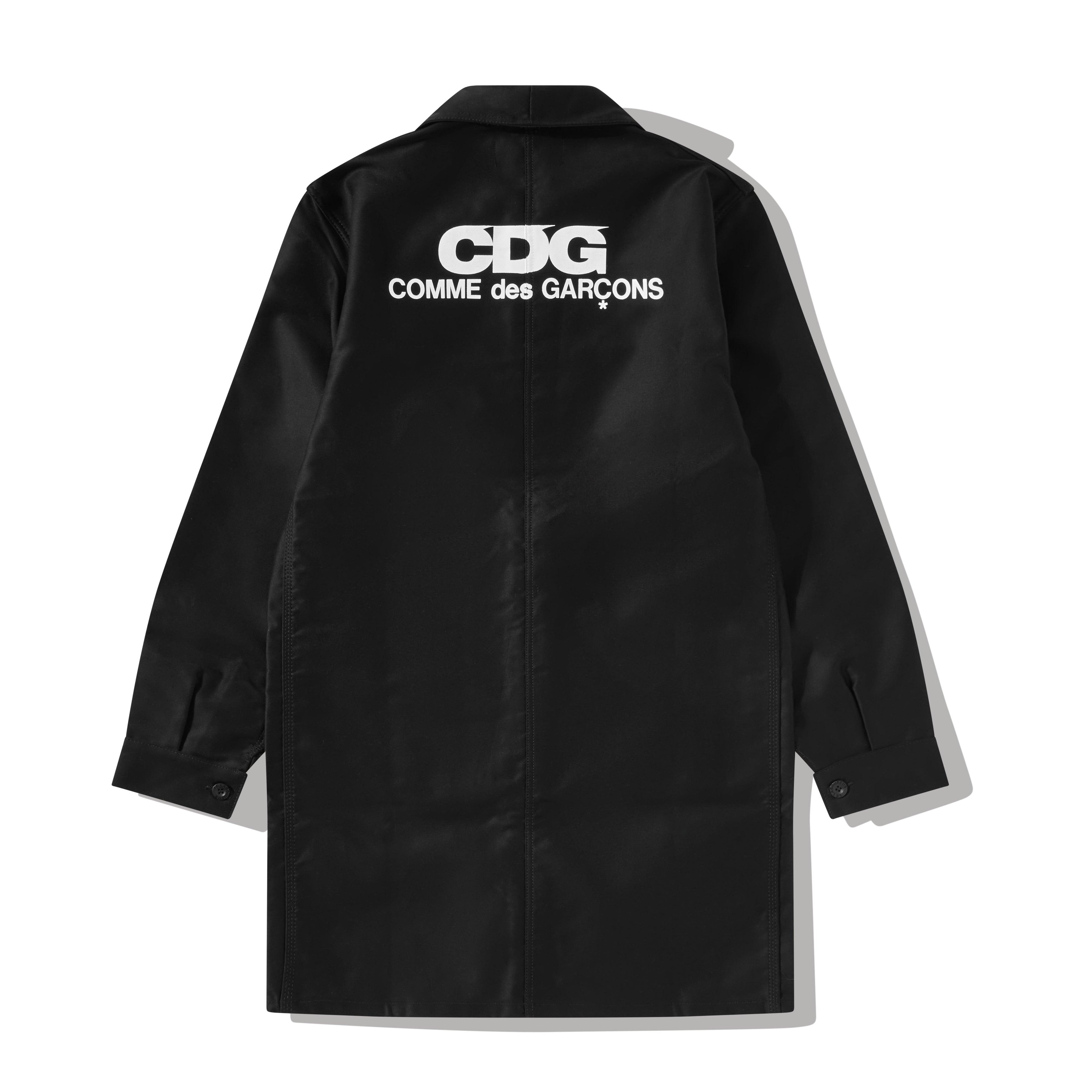 Cdg - Long Le Laboureur Work Jacket - (Black) by COMME DES GARCONS