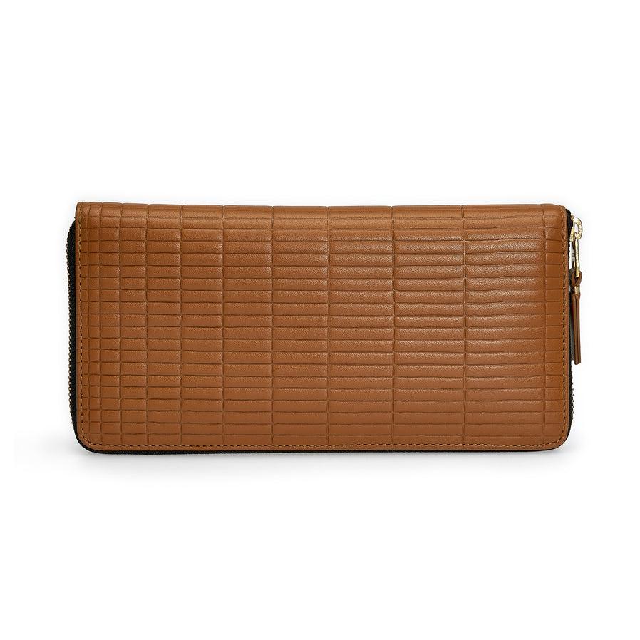 Cdg Wallet - Brick Long Wallet - (Beige SA0110BK) by COMME DES GARCONS