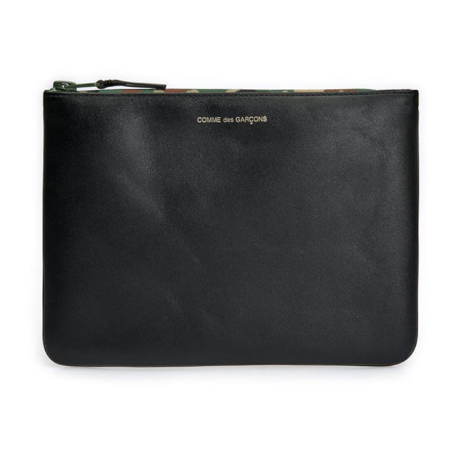 Cdg Wallet - Camo Wallet - (Black SA5100CA) by COMME DES GARCONS