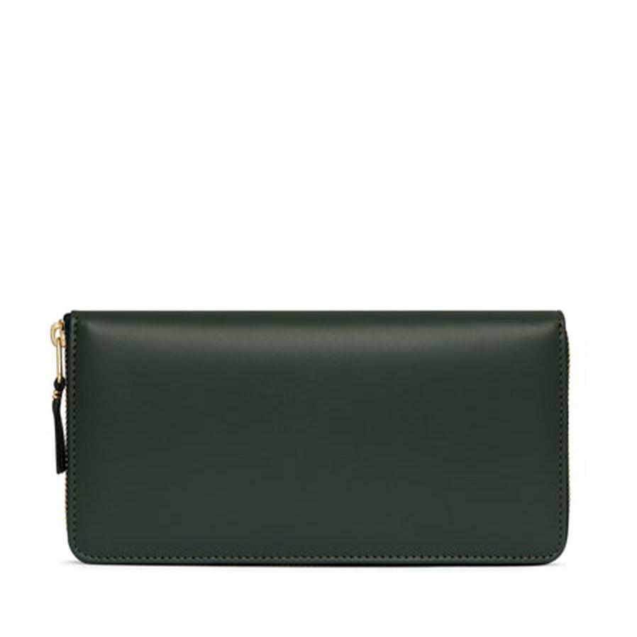 Cdg Wallet - Classic Colour Long Wallet - (Dark Green SA0110) by COMME DES GARCONS Cdg Wallet - Classic Colour Long Wallet - (Dark Green SA0110) by COMME DES GARCONS