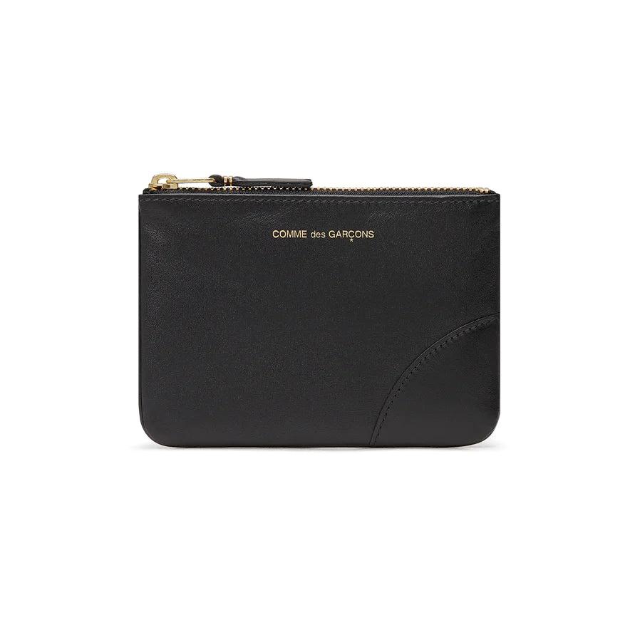 Cdg Wallet - Classic Leather Zip Pouch - (Black SA8100) by COMME DES GARCONS