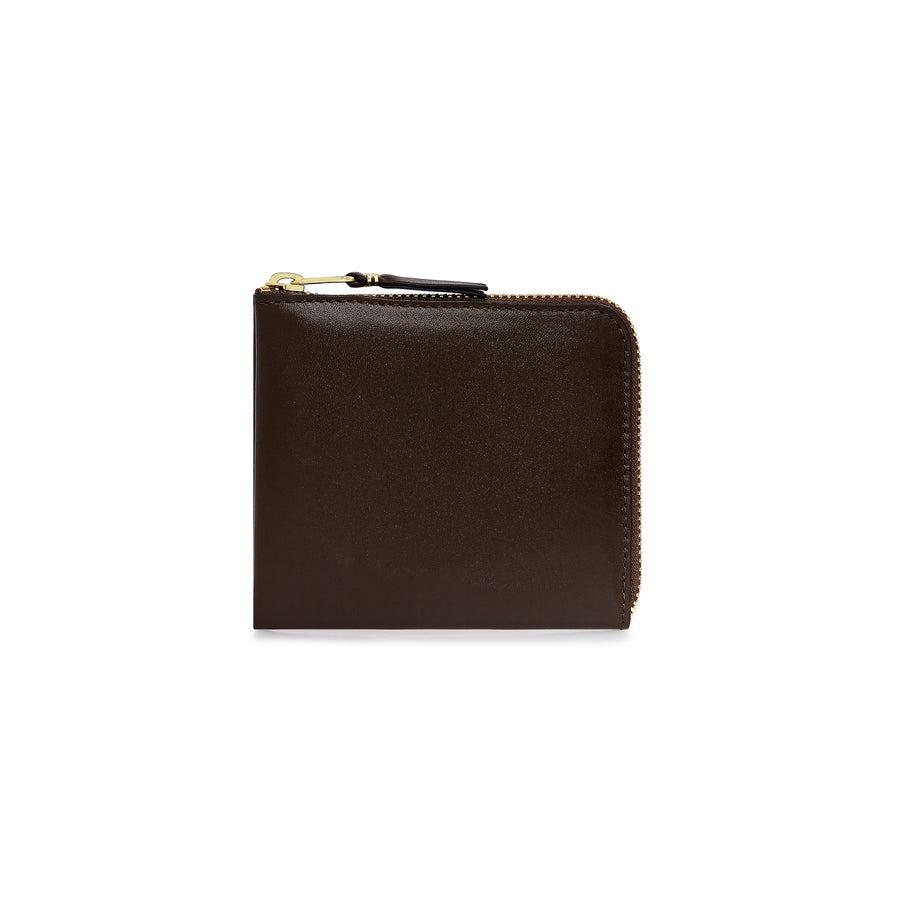 Cdg Wallet - Classic Zip Around Wallet - (Brown SA3100) by COMME DES GARCONS