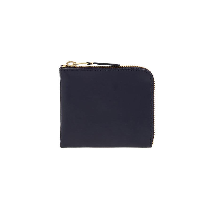 Cdg Wallet - Classic Zip Around Wallet - (Navy SA3100) by COMME DES GARCONS