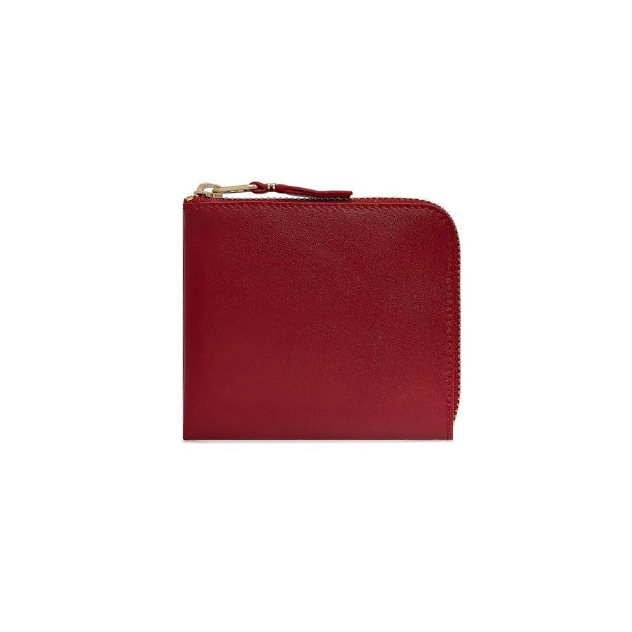 Cdg Wallet - Classic Zip Around Wallet - (Red SA3100) by COMME DES GARCONS