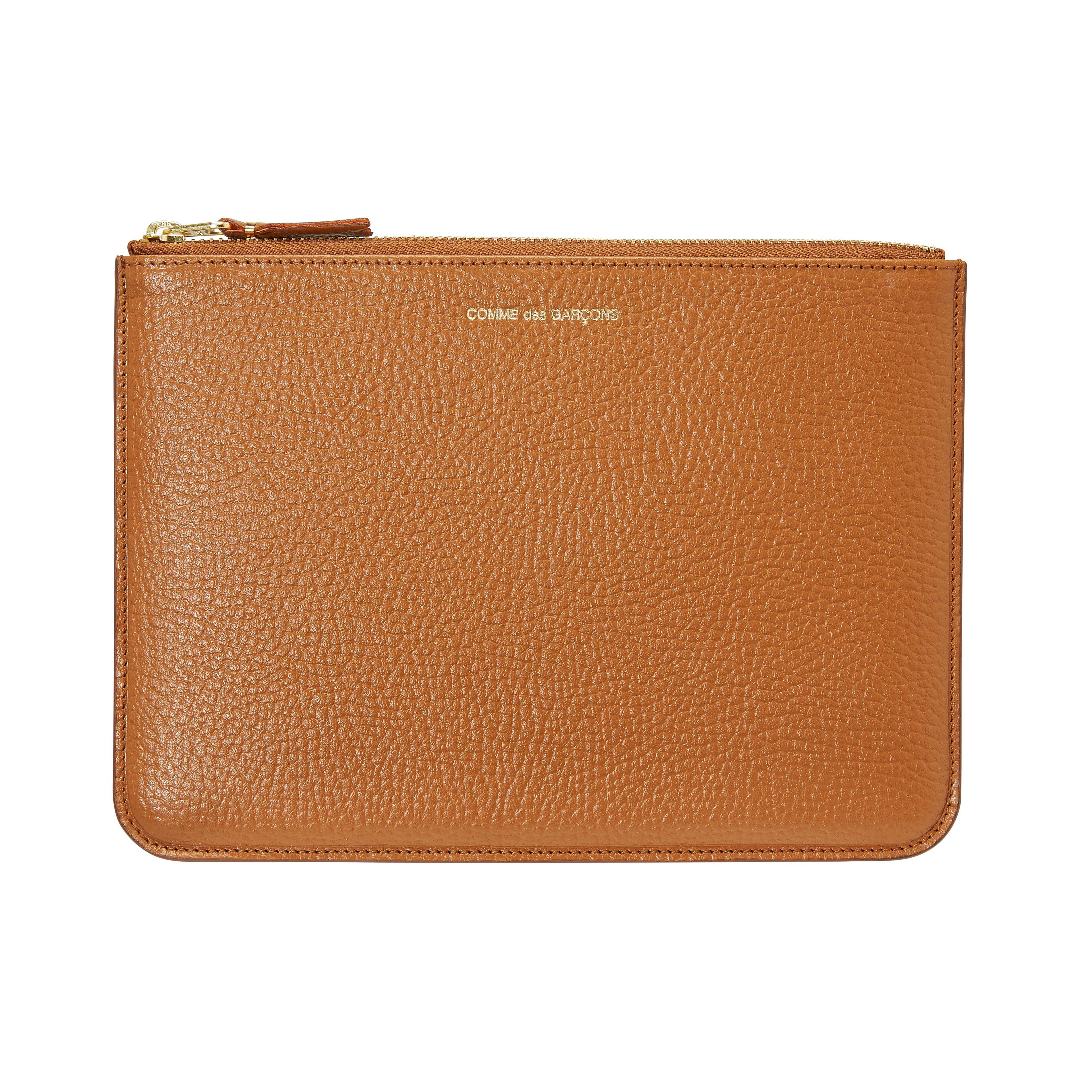 Cdg Wallet - Colour Inside - (Brown/Orange SA5100IC) by COMME DES GARCONS