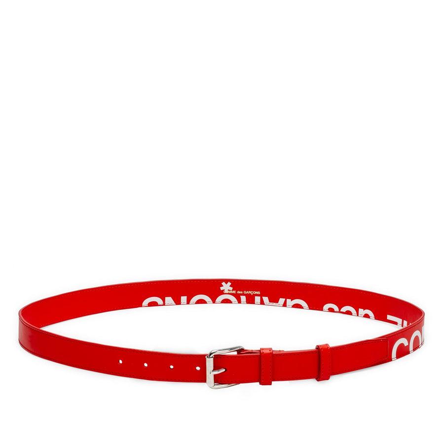 Cdg Wallet - Huge Logo Belt - (Red SA0911HL) by COMME DES GARCONS