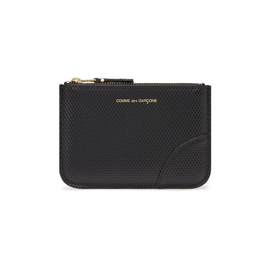 Cdg Wallet - Luxury Top Zip - (Black SA8100LG) by COMME DES GARCONS