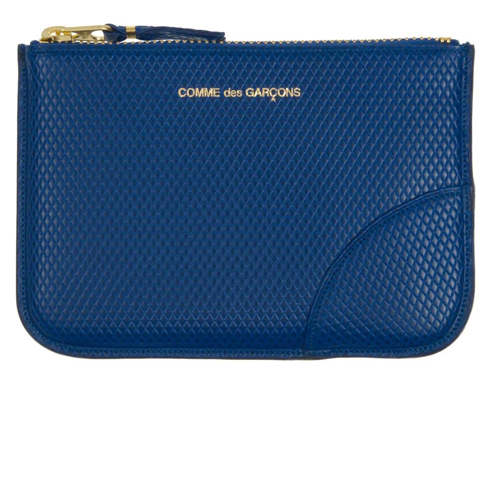 Cdg Wallet - Luxury Top Zip - (Blue SA8100LG) by COMME DES GARCONS