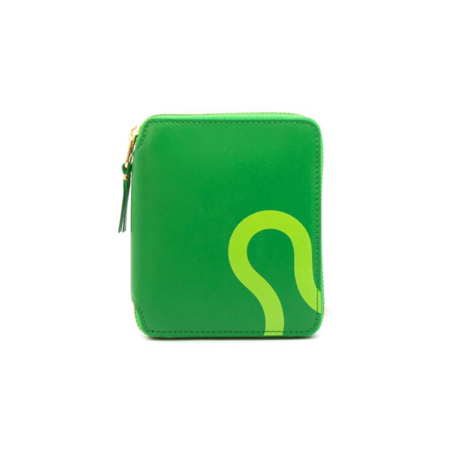 Cdg Wallet - Ruby Eyes Big U Zip - (Green SA2100RE) by COMME DES GARCONS