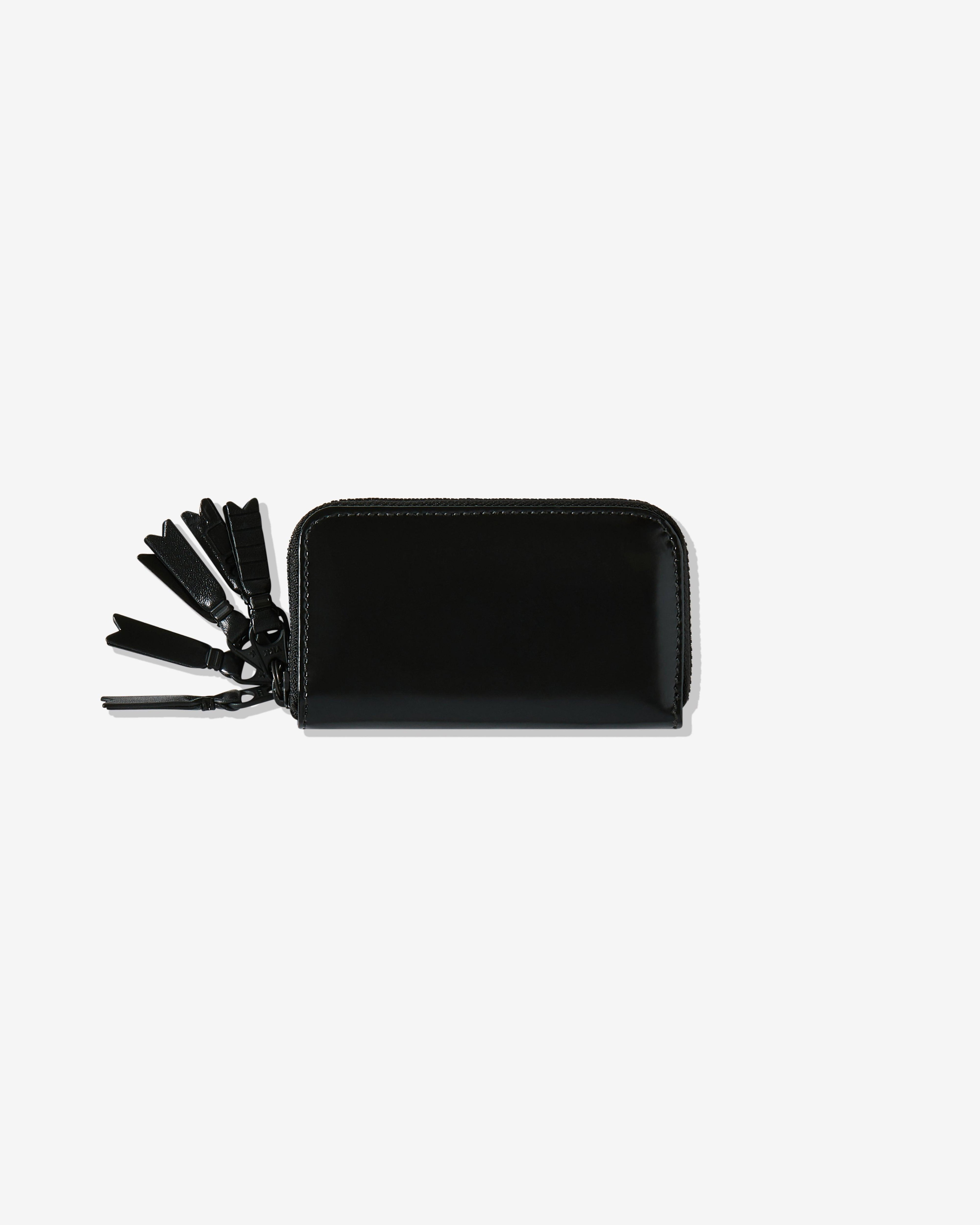 Cdg Wallet - Zipper Medley Zip Around Wallet - (Black) SA0410XZM by COMME DES GARCONS