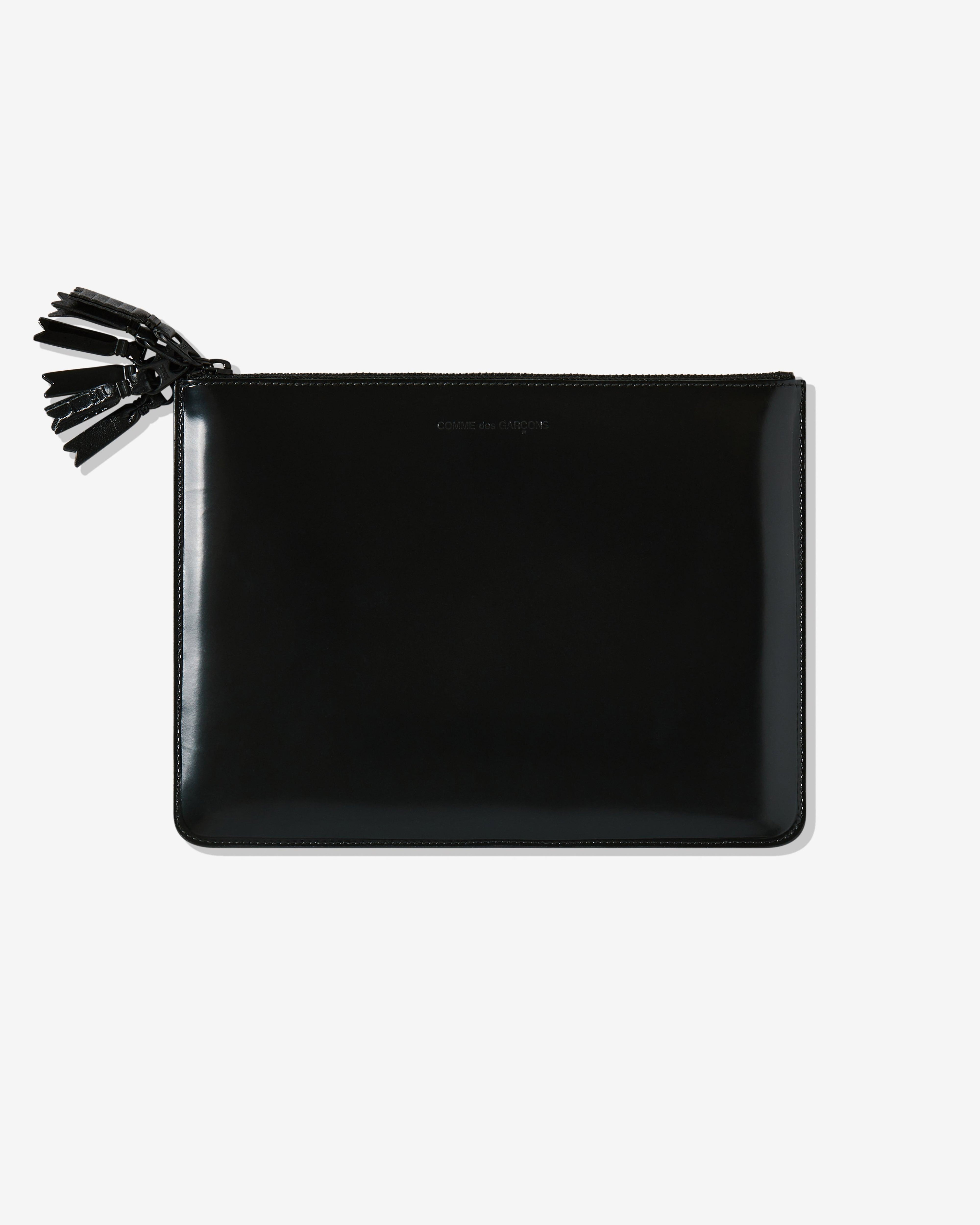 Cdg Wallet - Zipper Medley Zip Pouch - (Black) SA5100ZM by COMME DES GARCONS