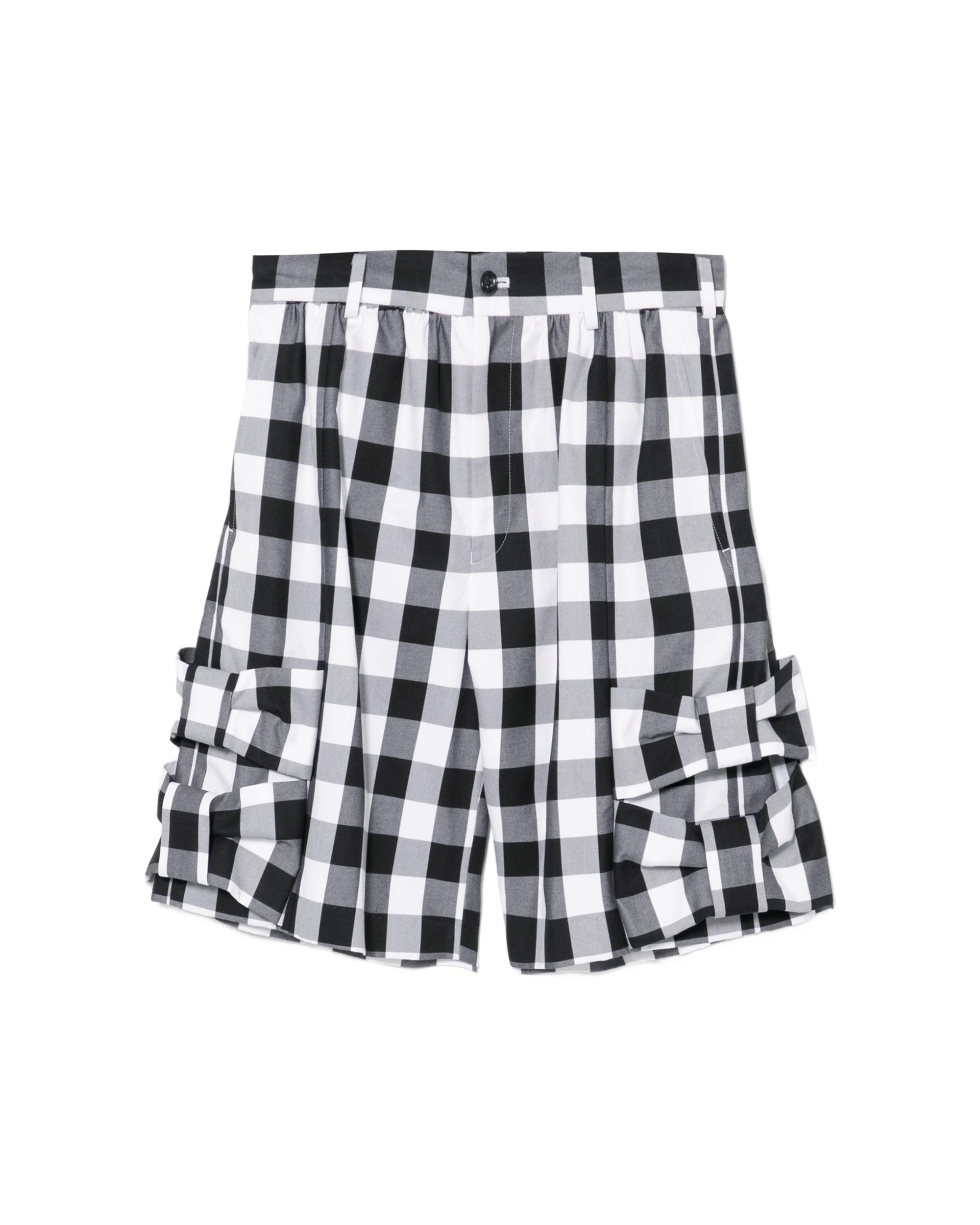 Chequered shorts by COMME DES GARCONS
