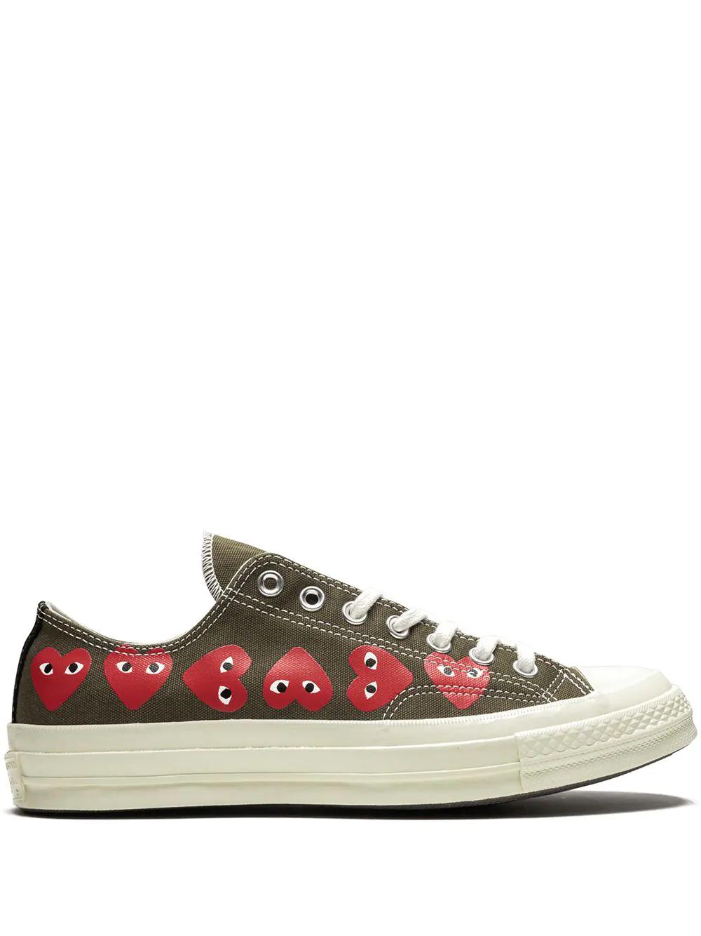 Chuck 70 "Multi Hearts" sneakers by COMME DES GARCONS