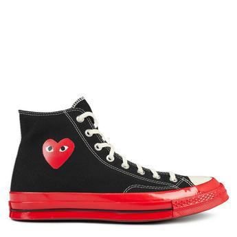 Chuck Logo High Top Trainers by COMME DES GARCONS