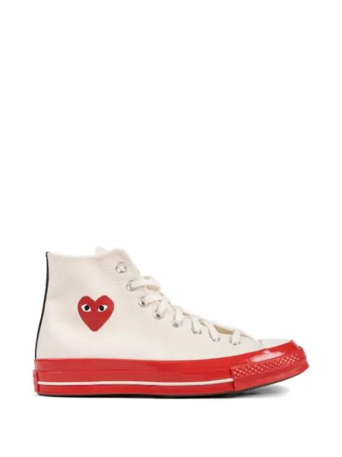 Chuck Taylor 70 heart-motif sneakers by COMME DES GARCONS