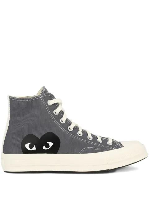 Chuck Taylor '70 heart-print sneakers by COMME DES GARCONS