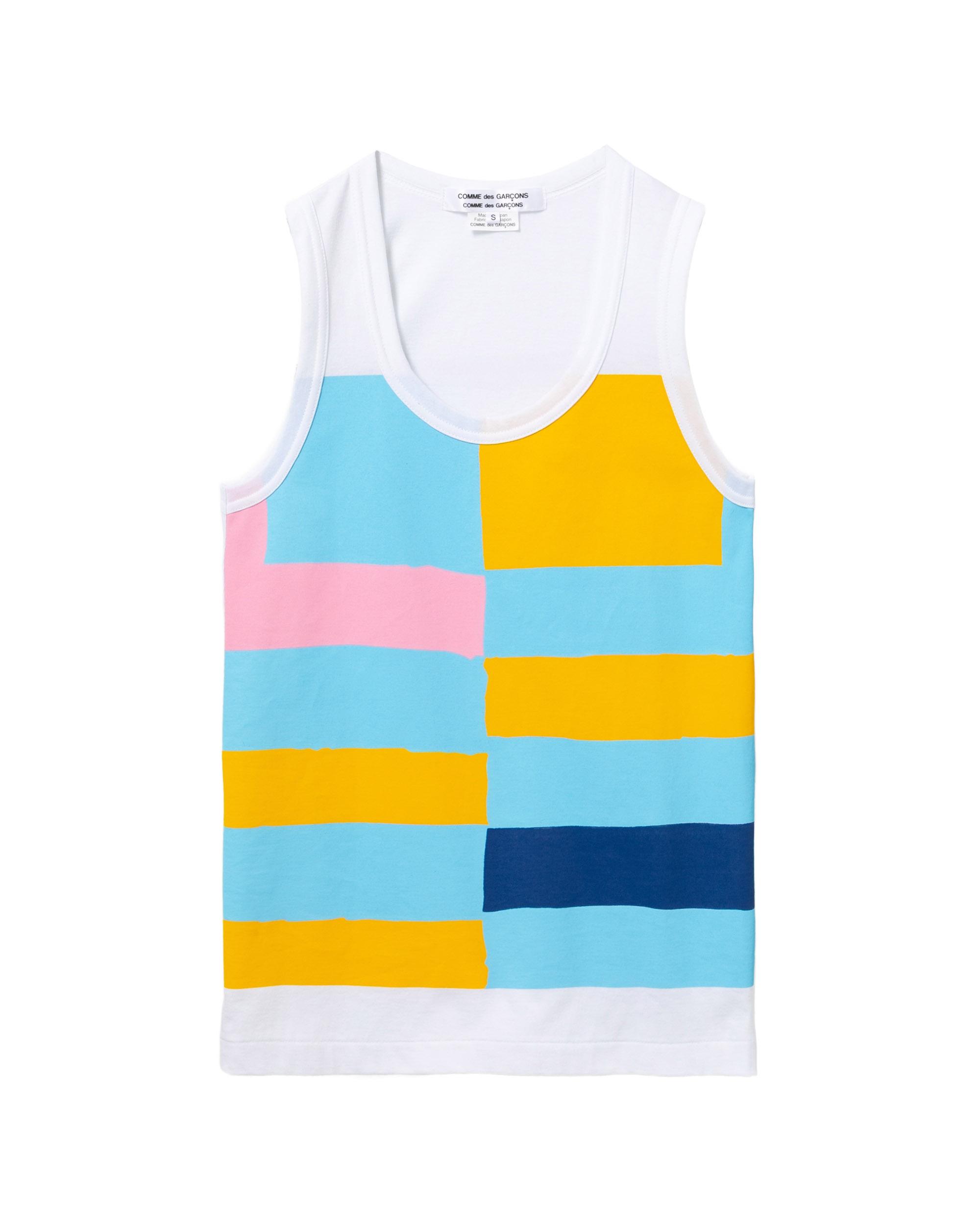 Colour block tank top by COMME DES GARCONS