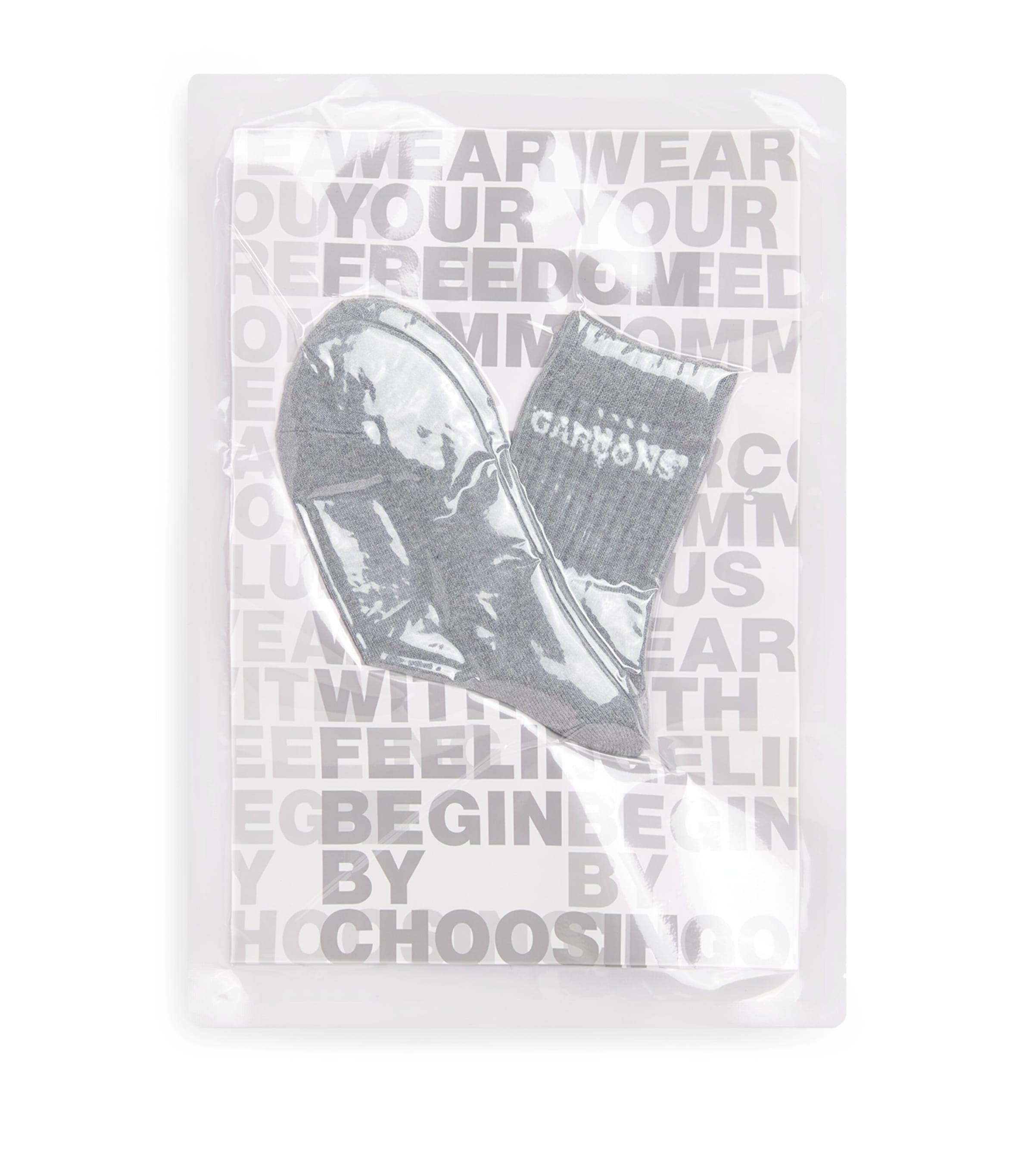 Comme Des Garçons Homme Plus Cotton-Blend Logo Socks by COMME DES GARCONS