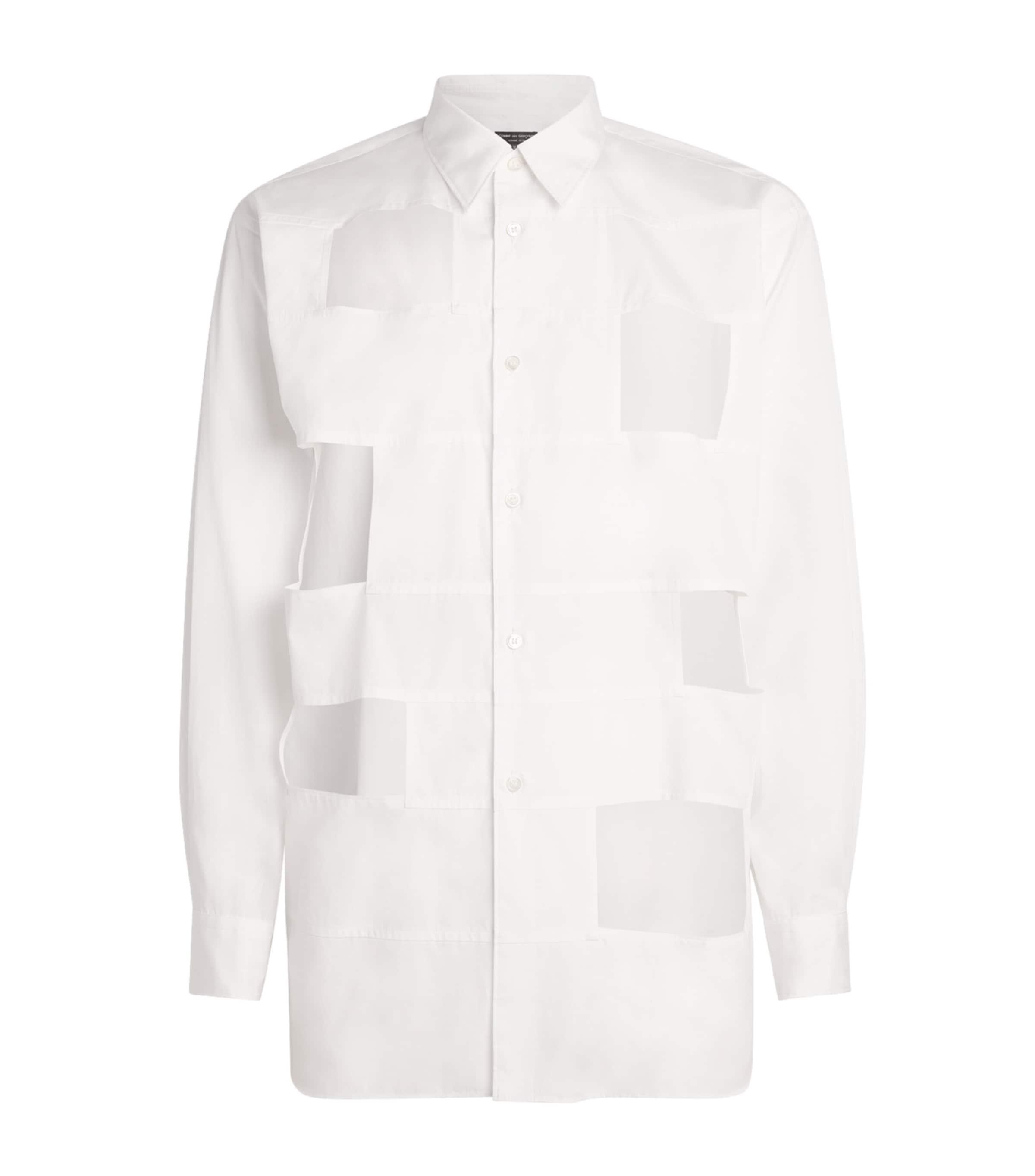 Comme Des Garçons Homme Plus Cotton Cut-Out Shirt by COMME DES GARCONS