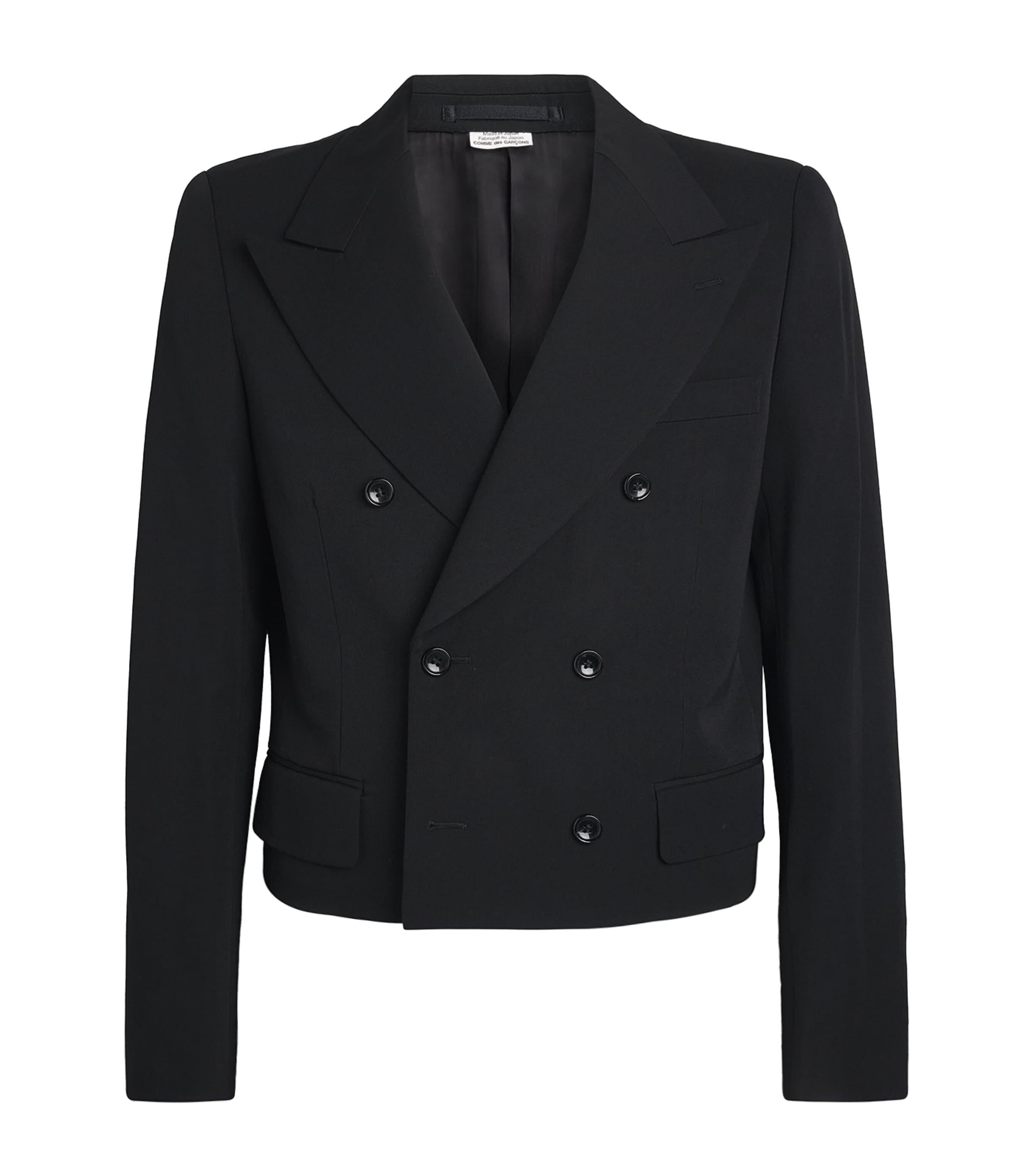 Comme Des Garçons Homme Plus Wool Double-Breasted Blazer by COMME DES GARCONS