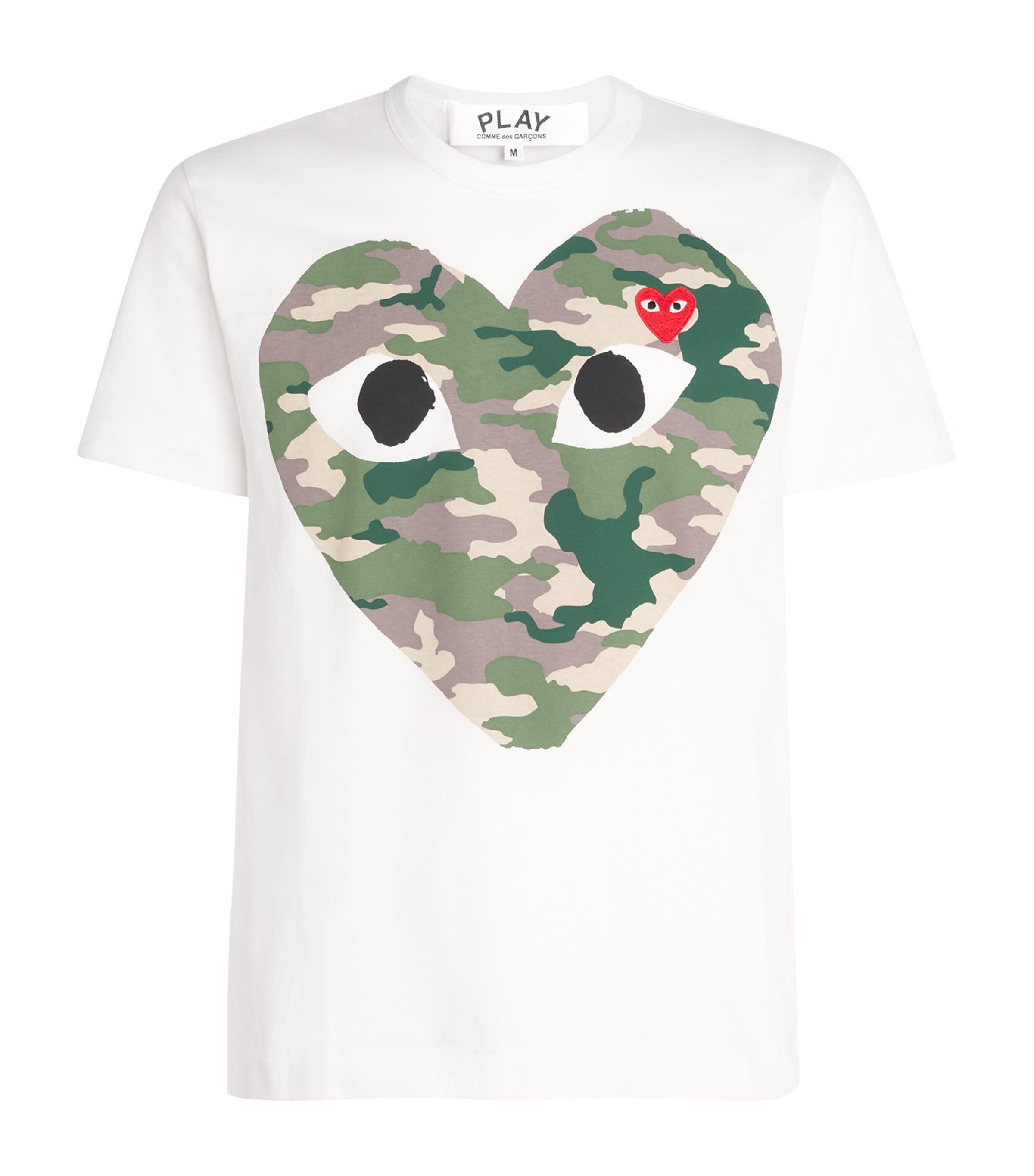 Comme Des Garçons Play Camouflage Large Heart Logo T-Shirt by COMME DES GARCONS