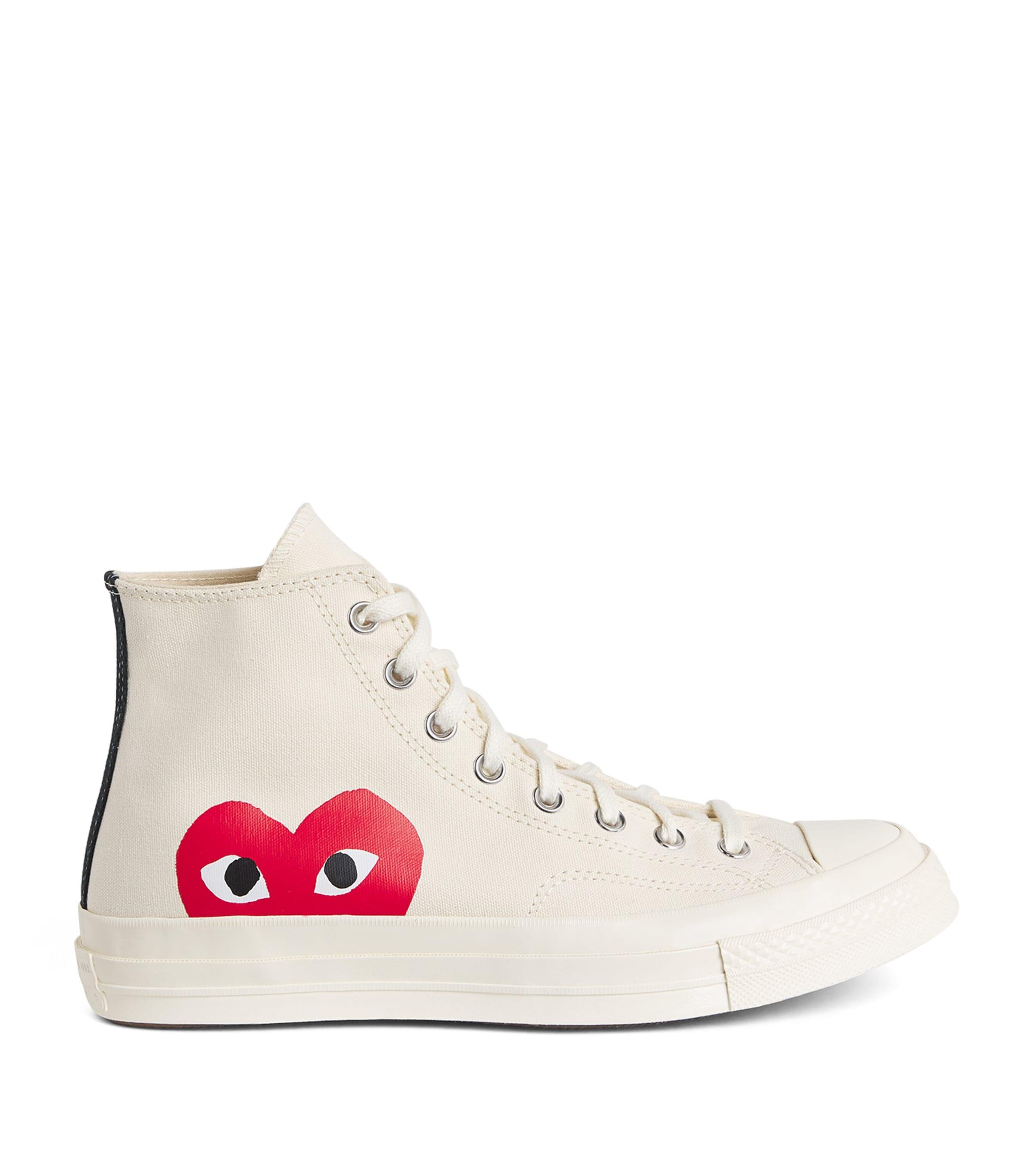 Comme Des Garçons Play x Converse Heart Chuck Taylor All Star '70 High-Top Sneakers by COMME DES GARCONS