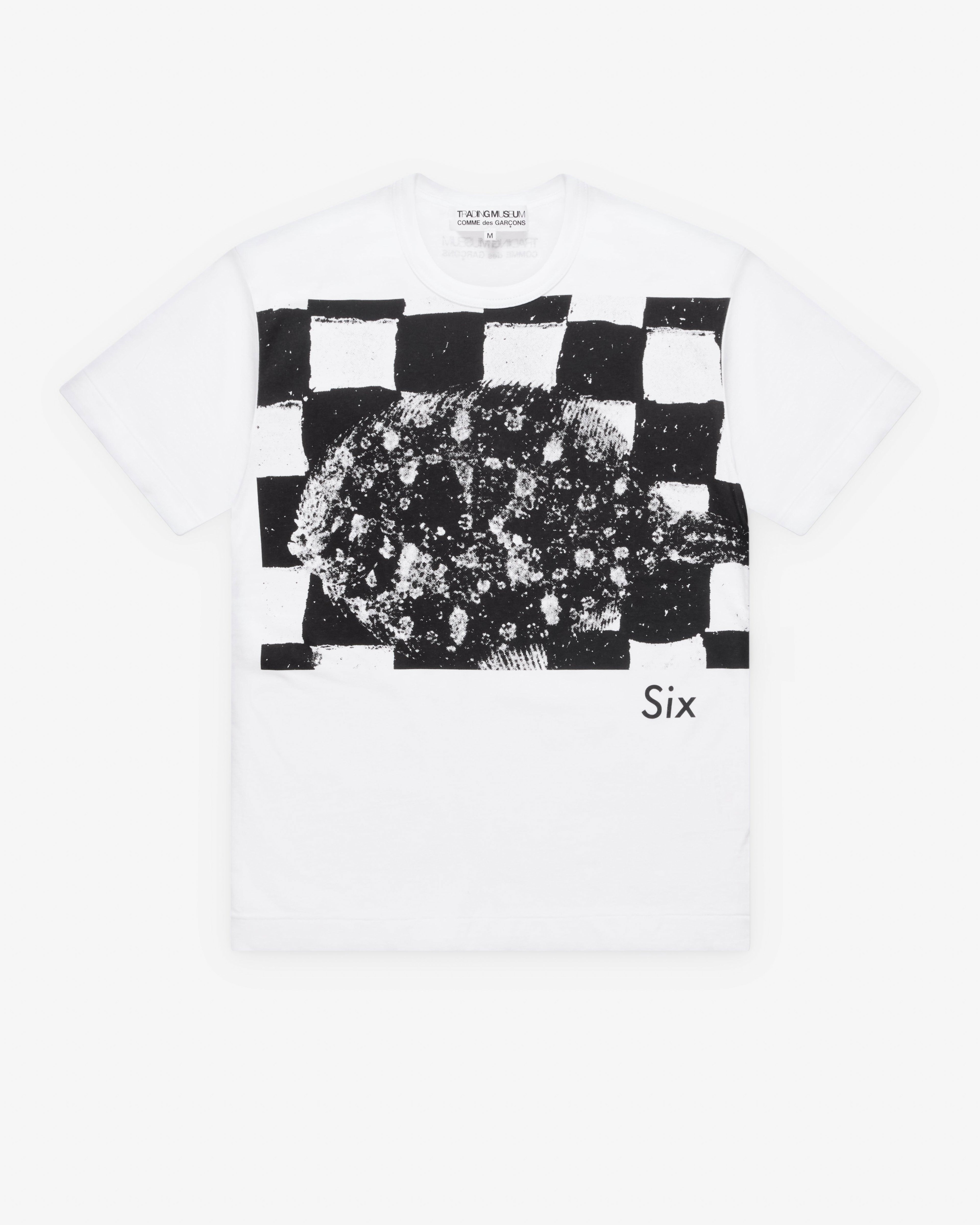 Comme Des Garçons - Six Magazine Checkered Print T-Shirt - (White) by COMME DES GARCONS