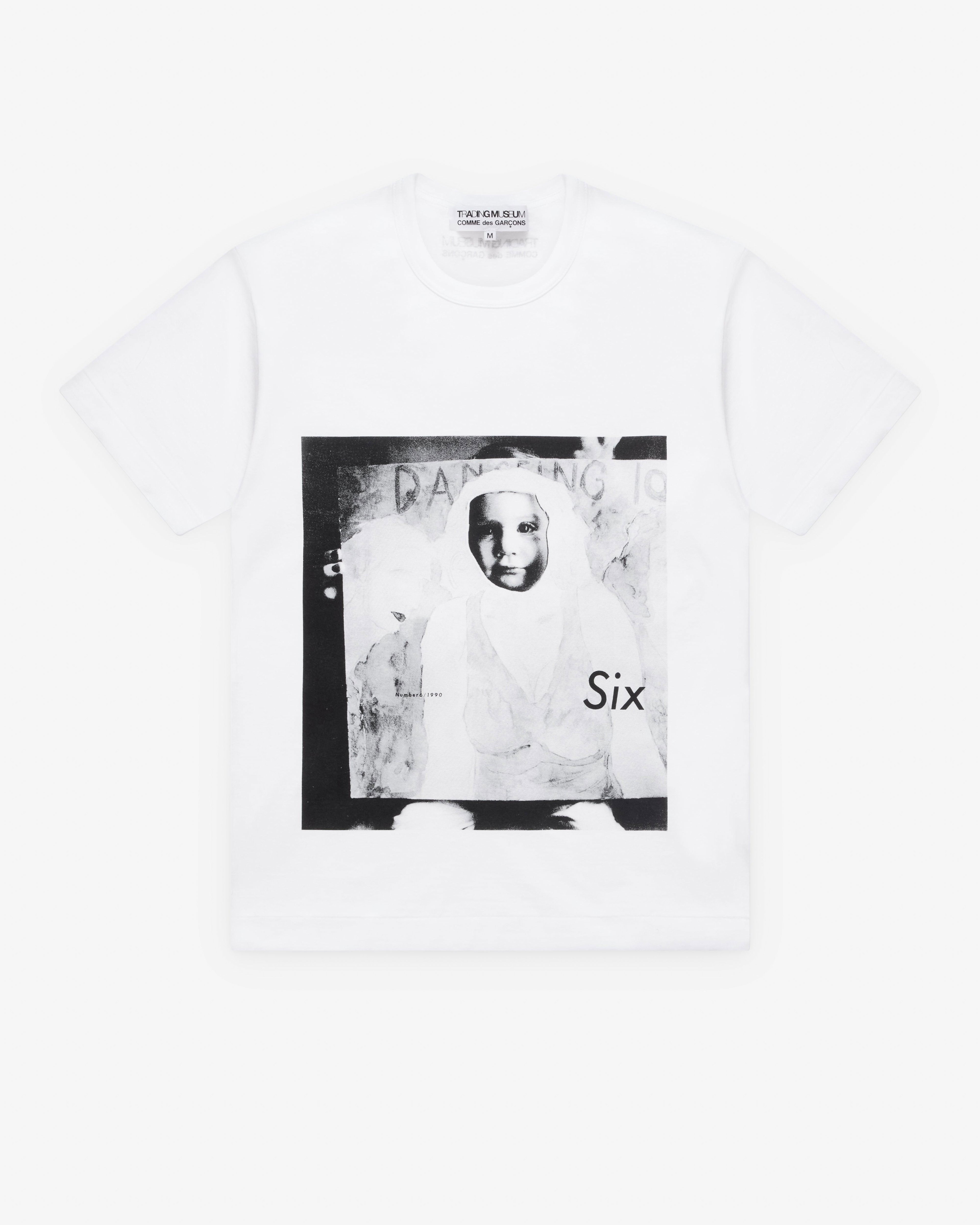 Comme Des Garçons - Six Magazine Figure Print T-Shirt - (White) by COMME DES GARCONS