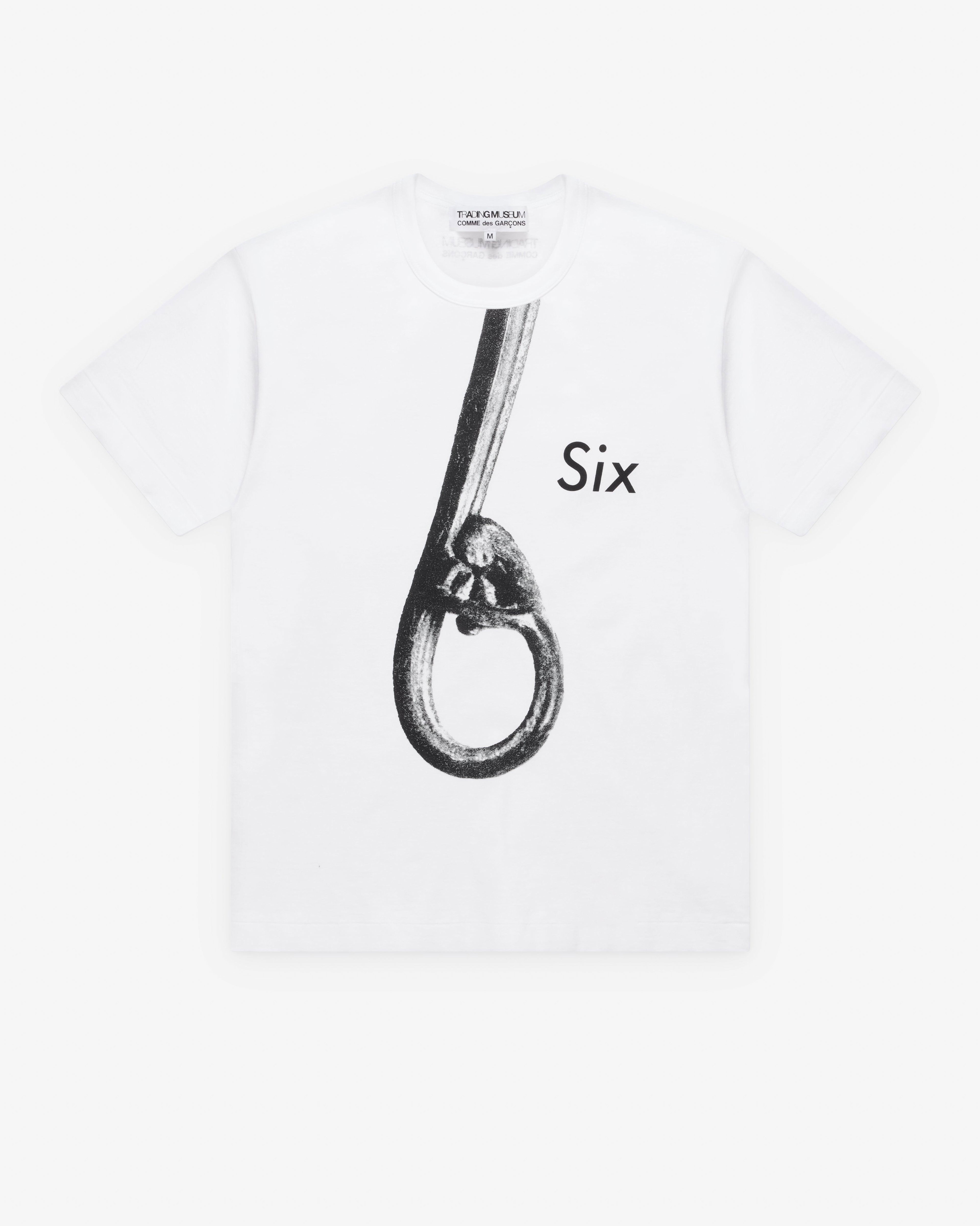 Comme Des Garçons - Six Magazine Metal Six Print T-Shirt - (White) by COMME DES GARCONS