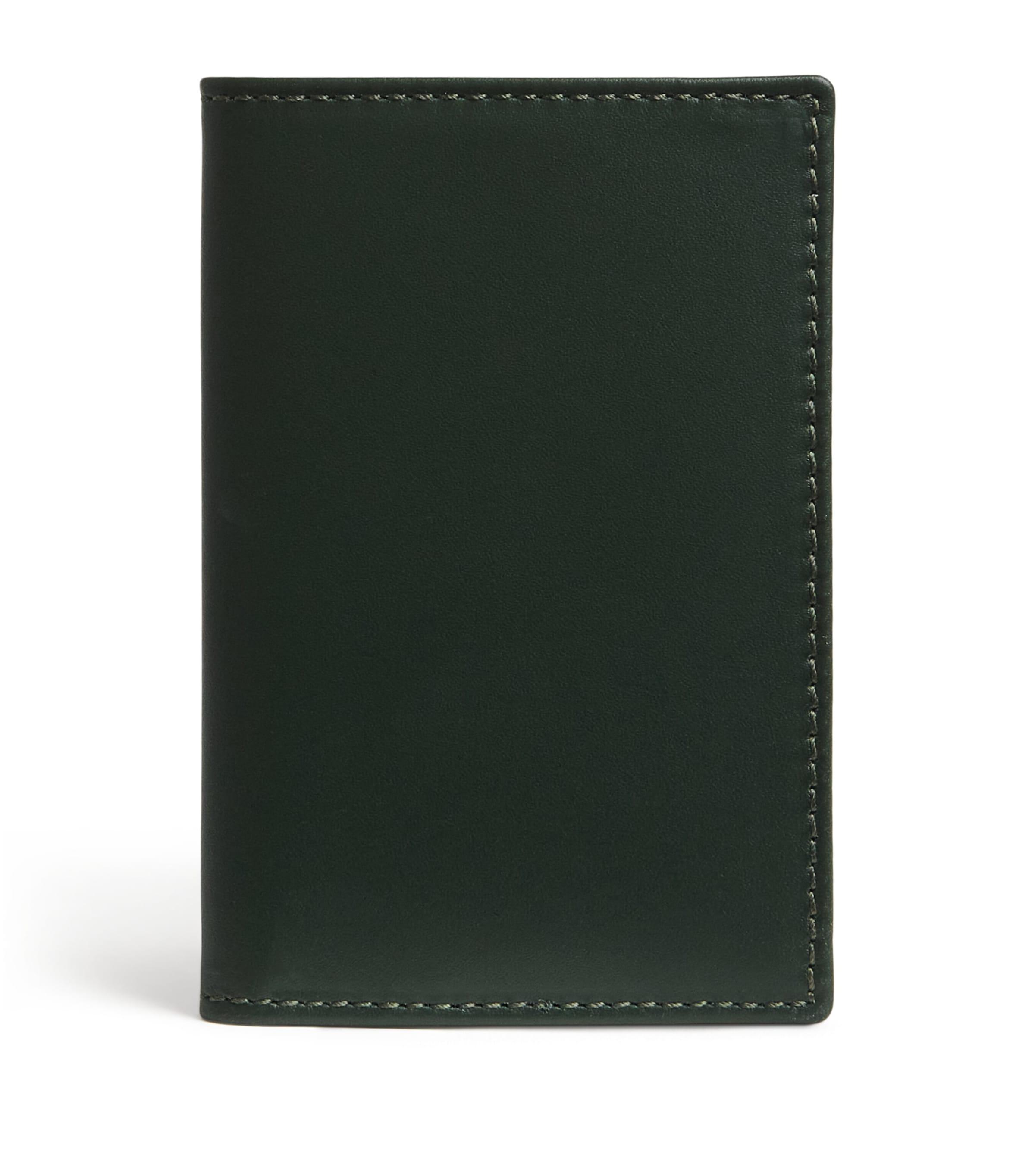 Comme Des Garçons Wallet Leather Bifold Card Holder by COMME DES GARCONS Comme Des Garçons Wallet Leather Bifold Card Holder by COMME DES GARCONS