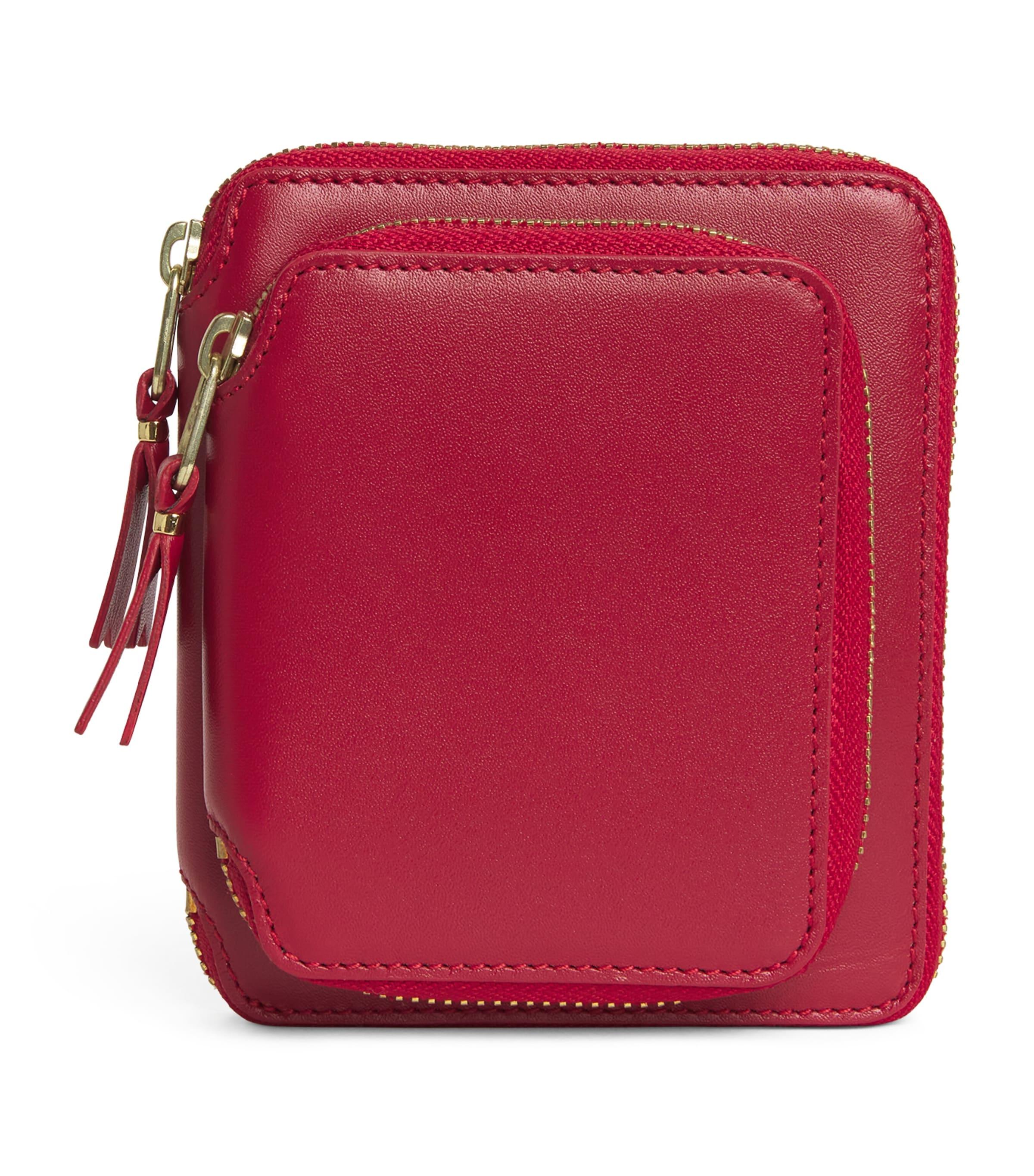 Comme Des Garçons Wallet Leather Zipped Wallet by COMME DES GARCONS