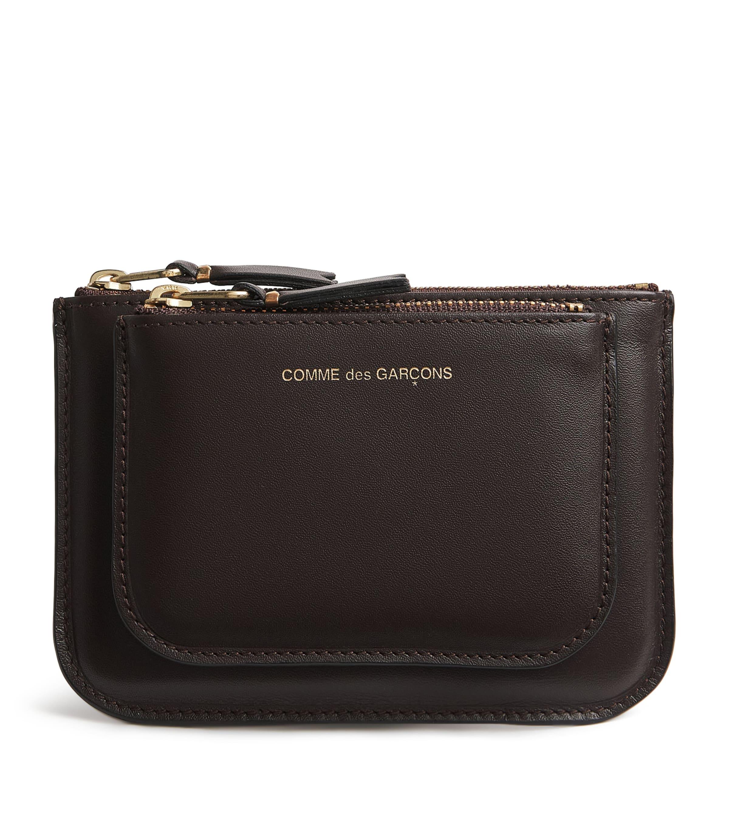 Comme Des Garçons Wallet Medium Leather Outside Pocket Wallet by COMME DES GARCONS