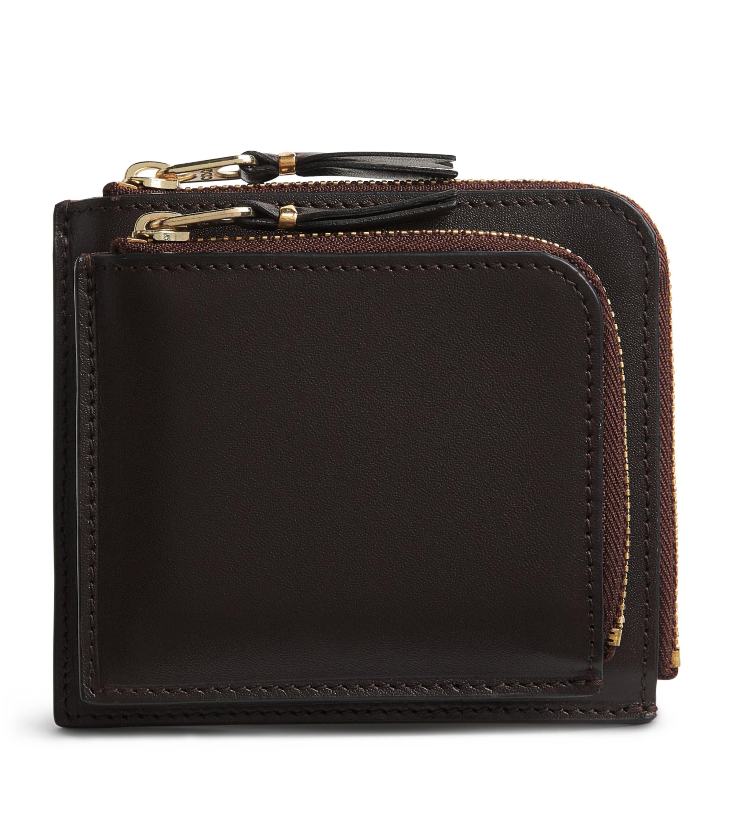 Comme Des Garçons Wallet Small Leather Outside Pocket Wallet by COMME DES GARCONS