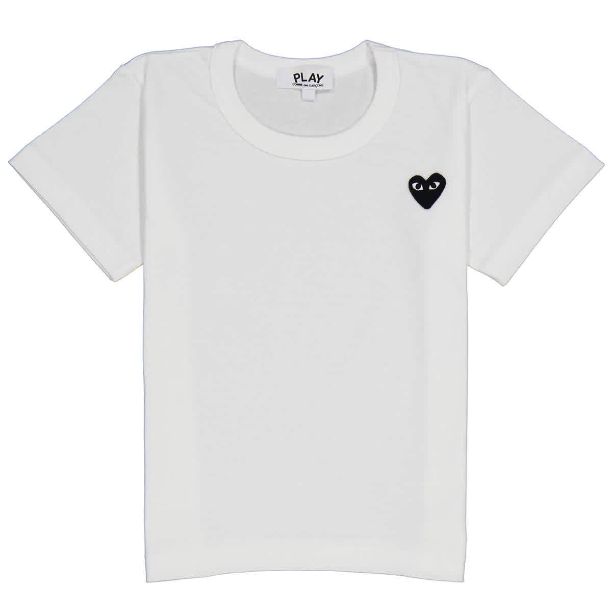 Comme Des Garcons Kids Embroidered Heart Short-sleeve T-shirt by COMME DES GARCONS