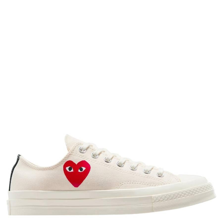 Comme Des Garcons Play X Converse Heart Sneakers by COMME DES GARCONS