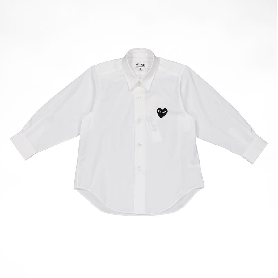 Comme Des Garons Play Boys Embroidered-Heart Shirt by COMME DES GARCONS