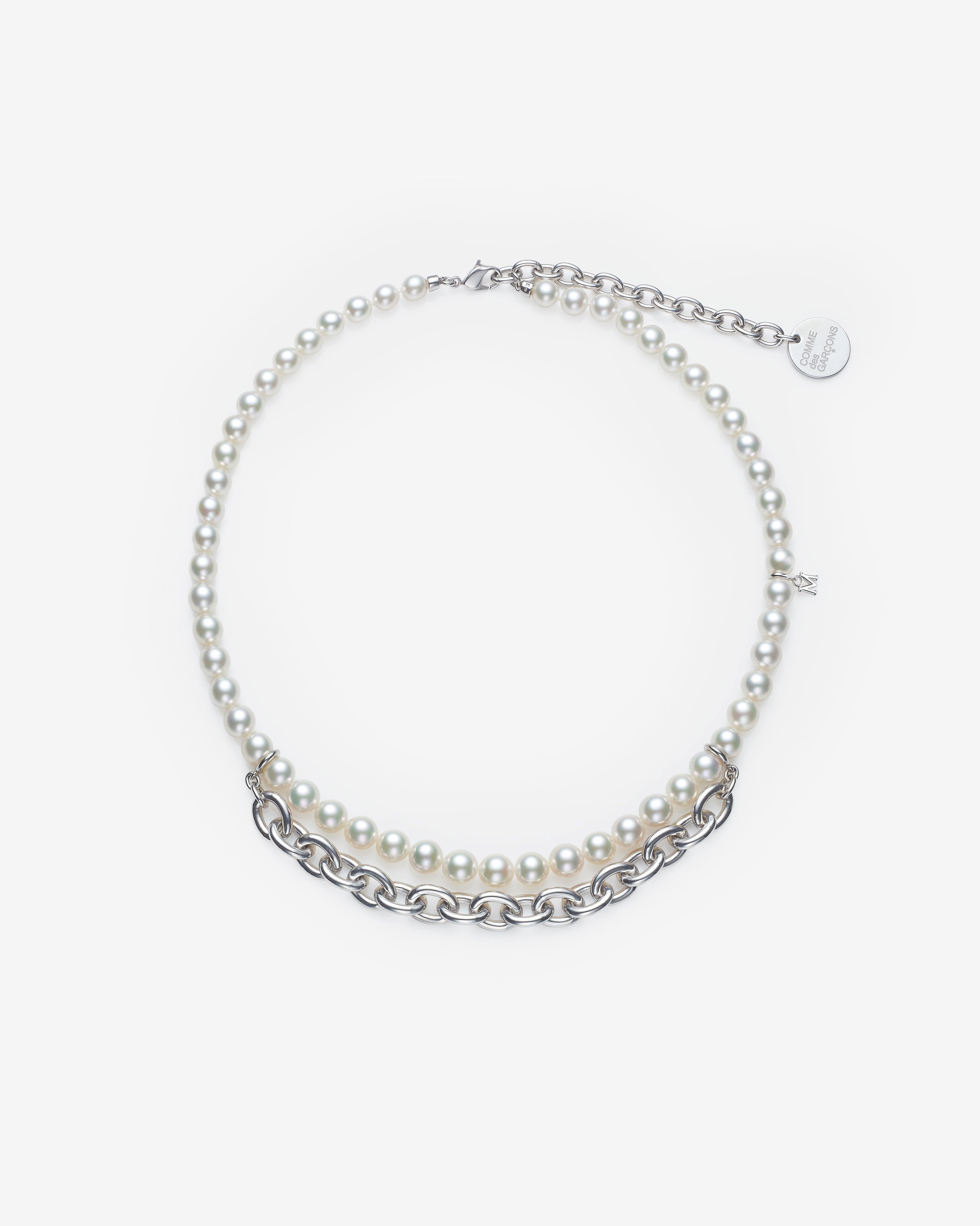 Comme des Garçons - Mikimoto  Necklace - (Silver) by COMME DES GARCONS